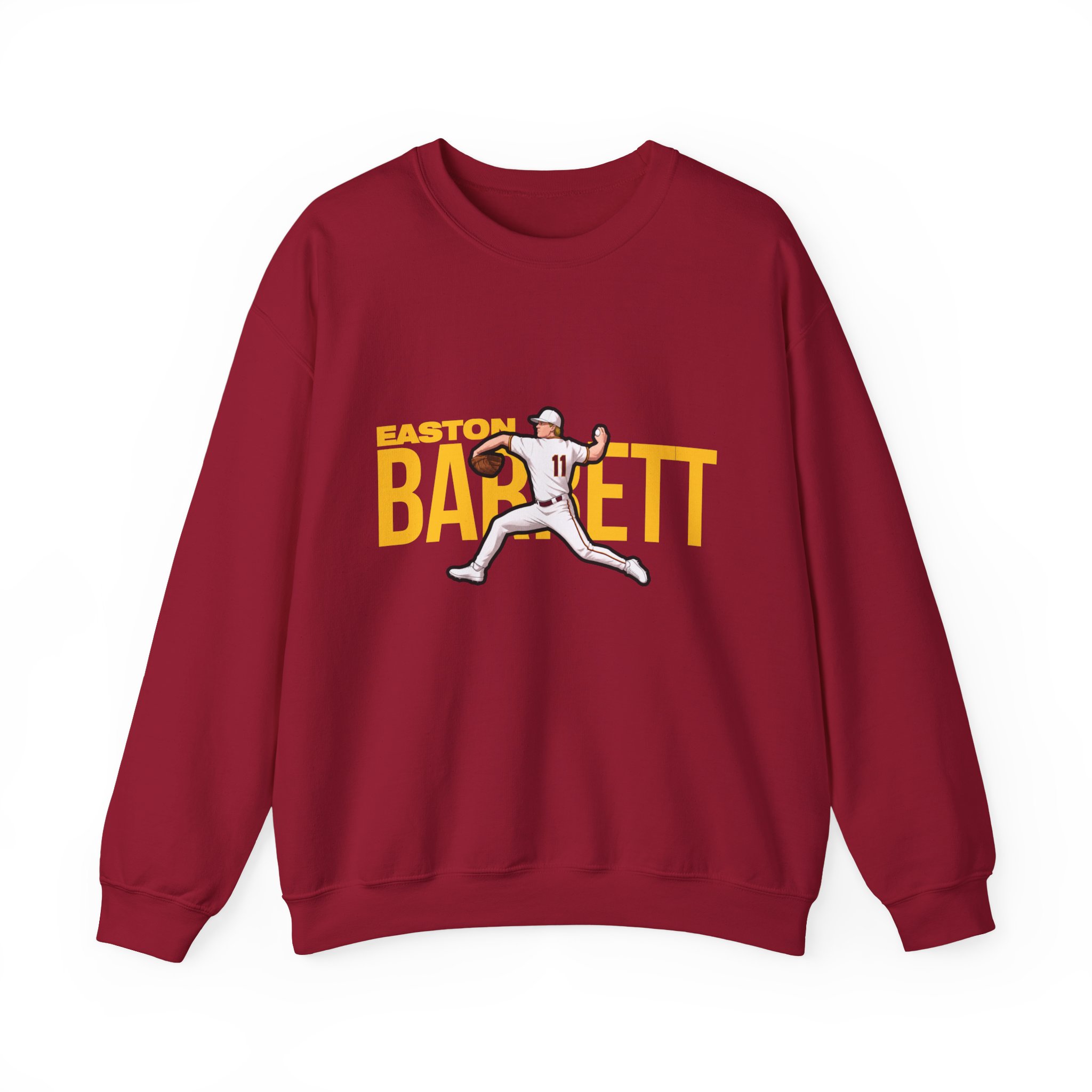 Crewneck Sweatshirt — character_player_name in Cardinal