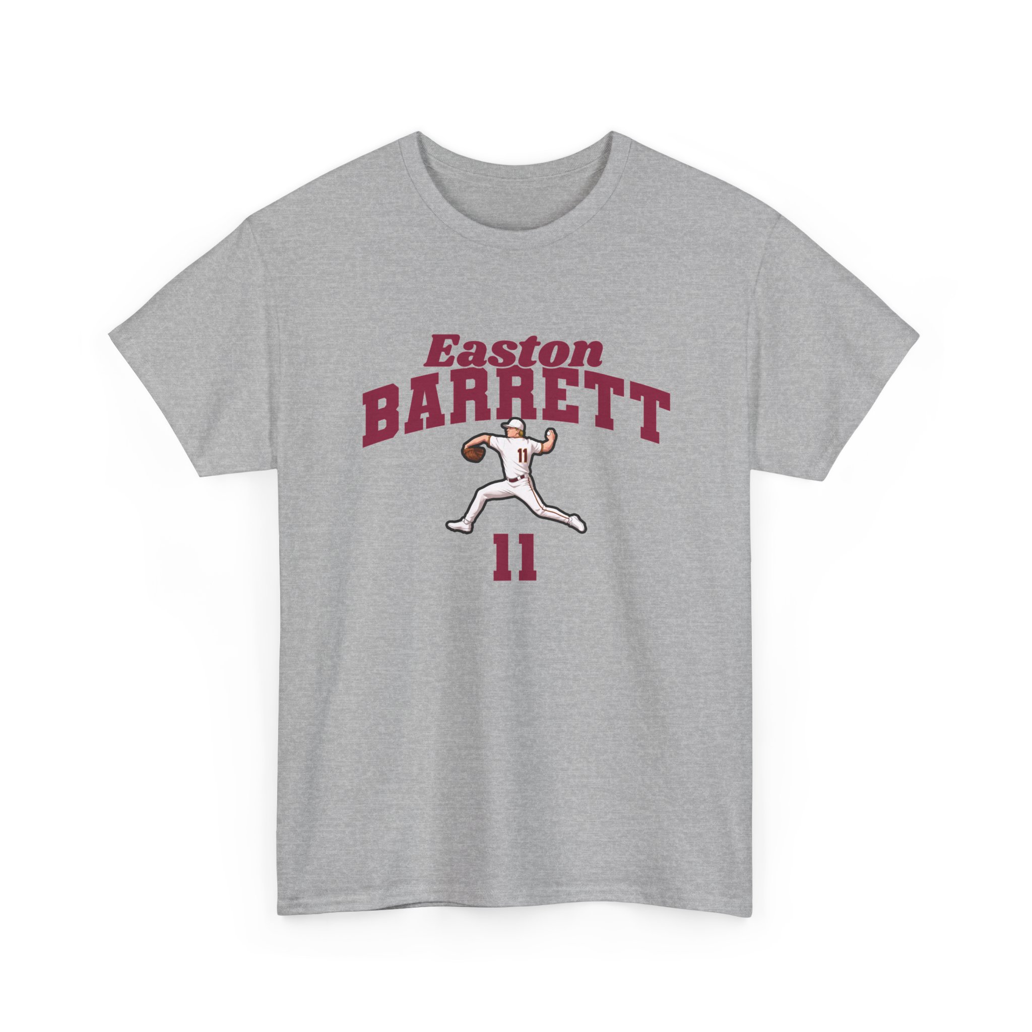 Tee — character_signature_arch in Grey