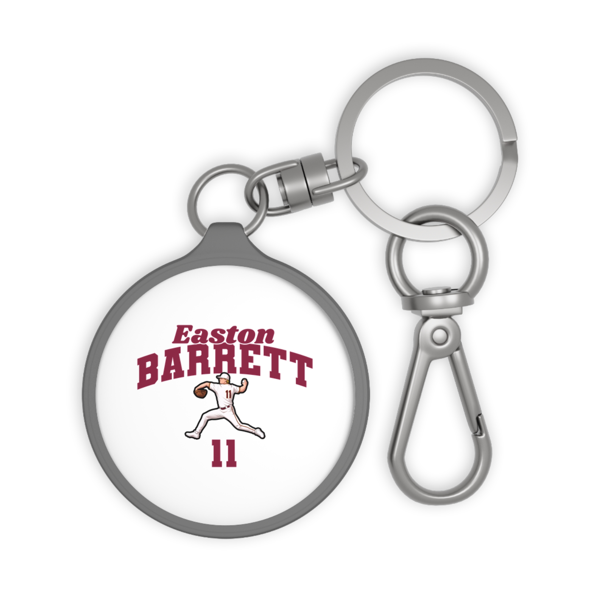Keychain — character_signature_arch in Grey