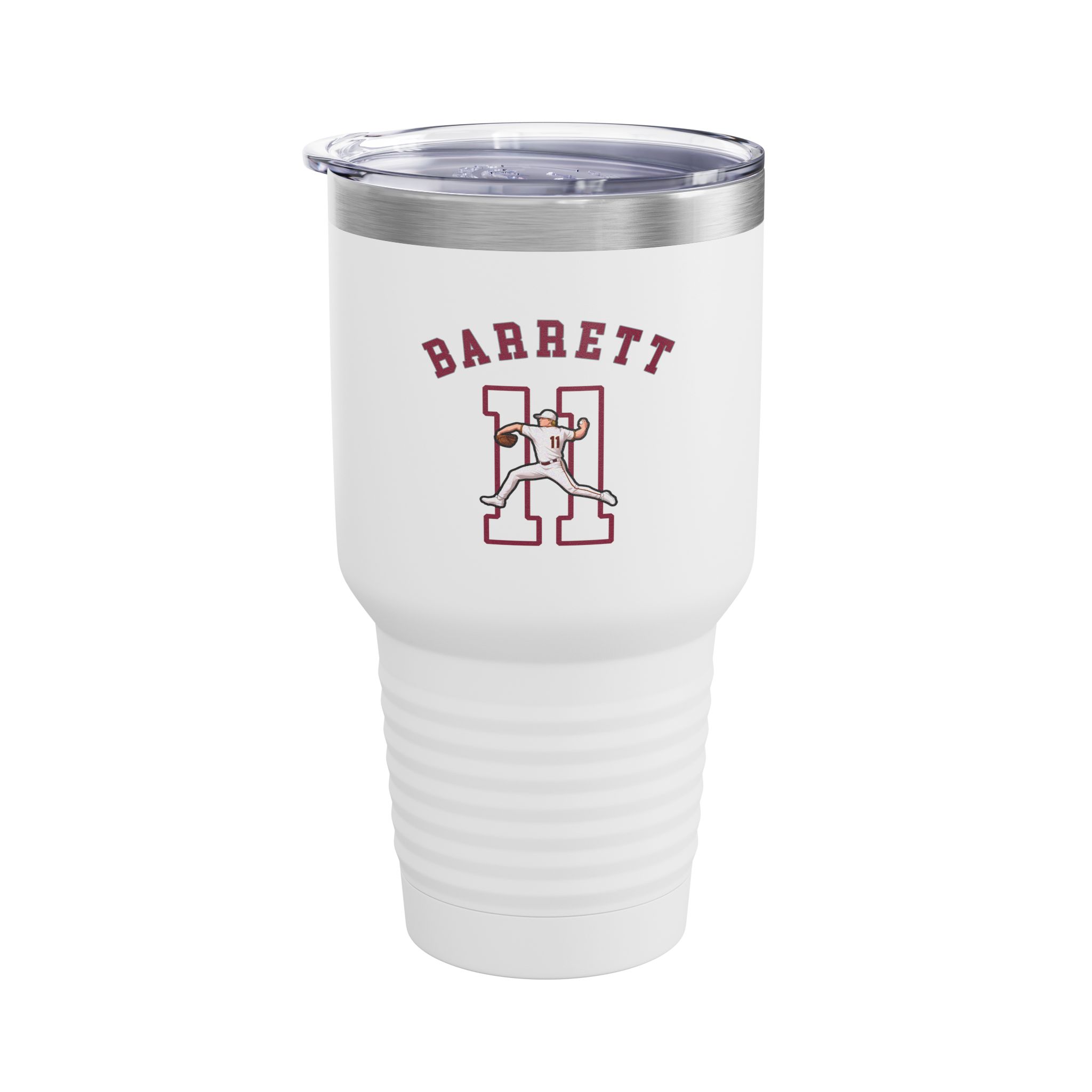 30oz Tumbler — character_shirsey_arch in White