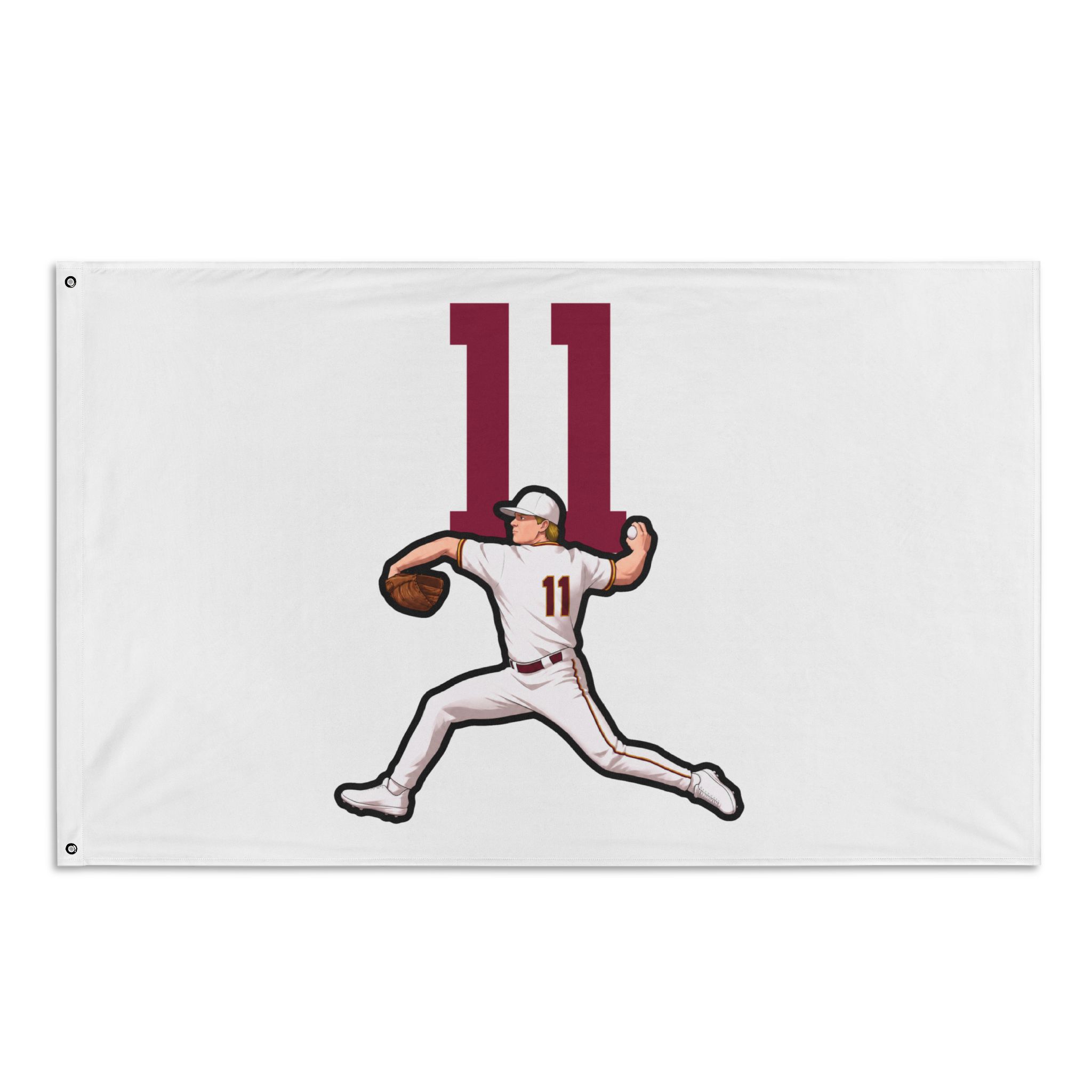 Flag (35 × 56 in) — character_number_top in Classic