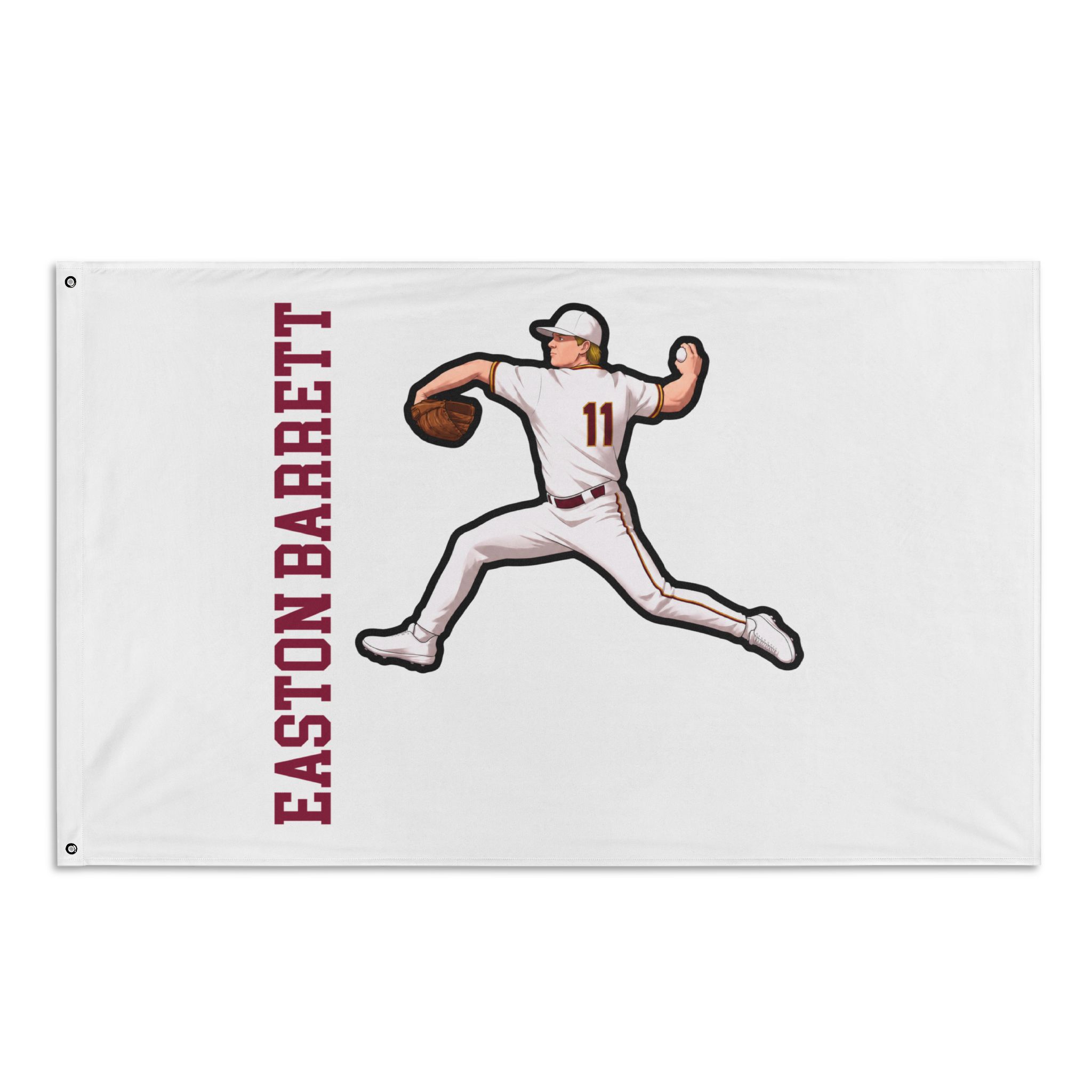 Flag (35 × 56 in) — character_name_vertical in Classic