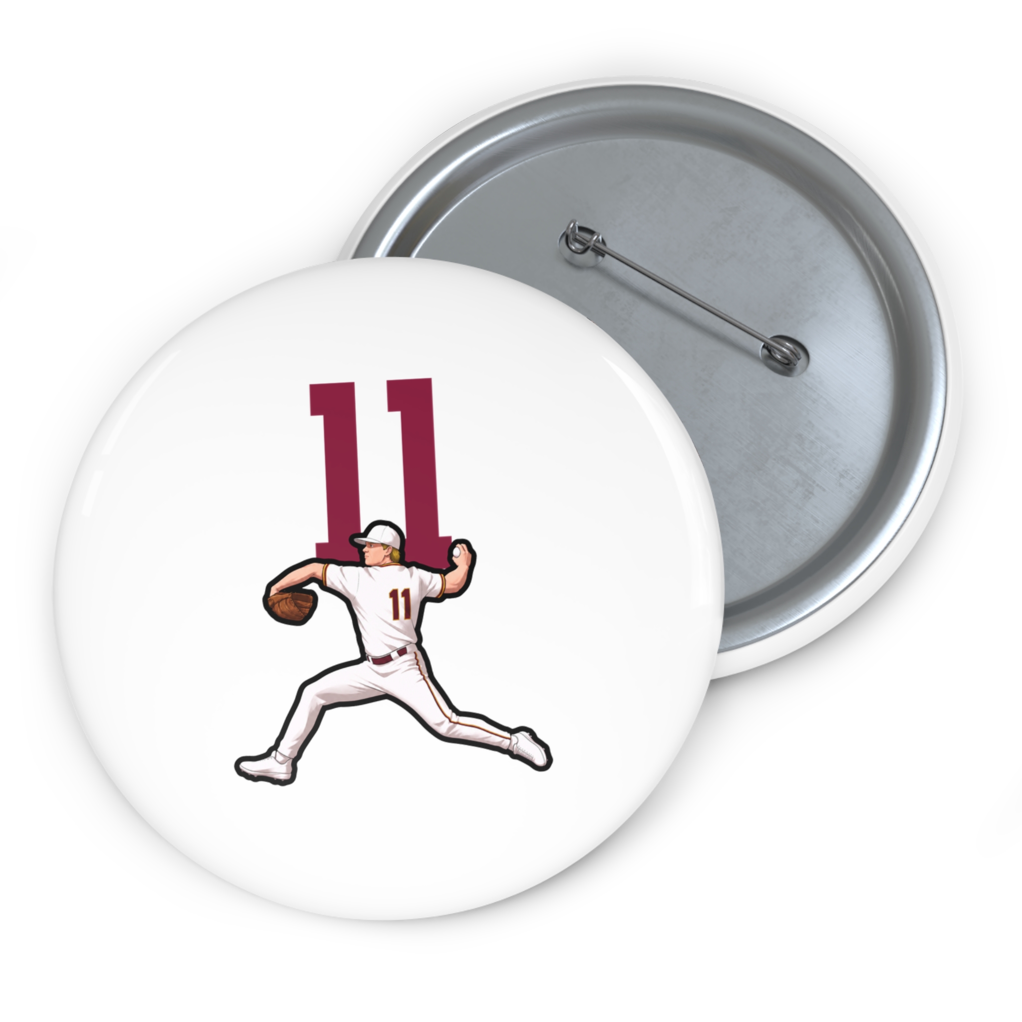 Game Day Pin — character_number_top in Classic