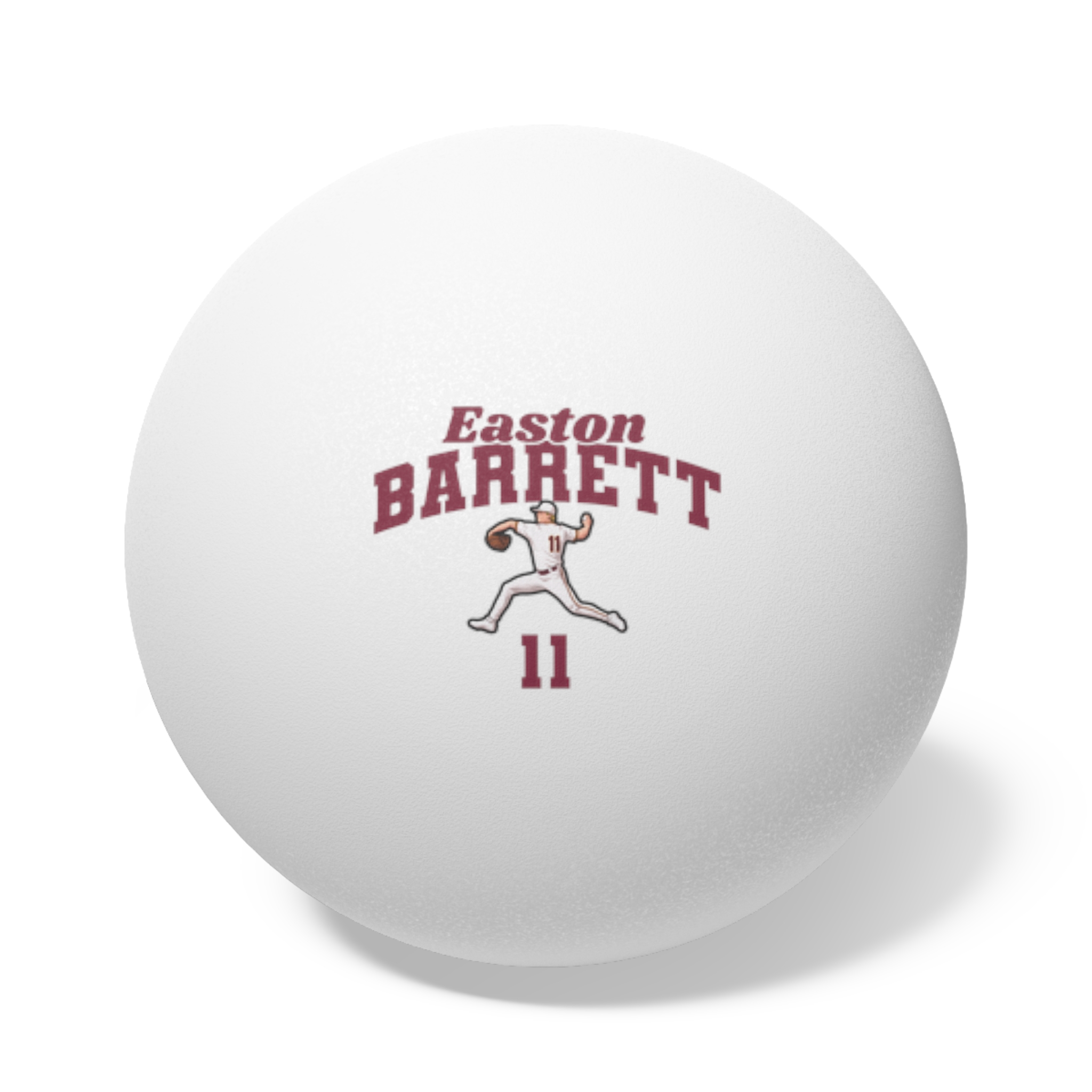 Ping Pong Balls, 6 pcs — character_signature_arch in White