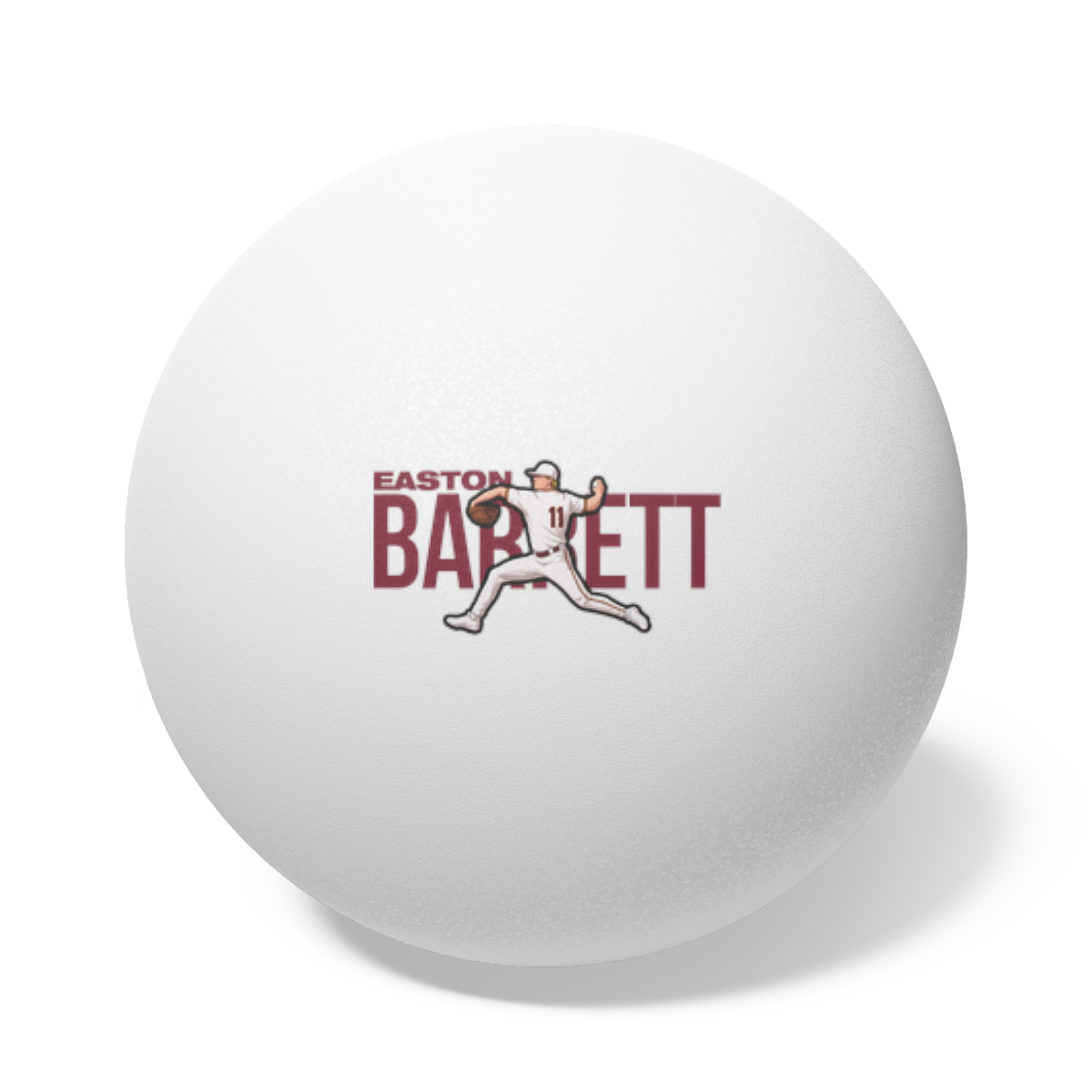 Ping Pong Balls, 6 pcs — character_player_name in White
