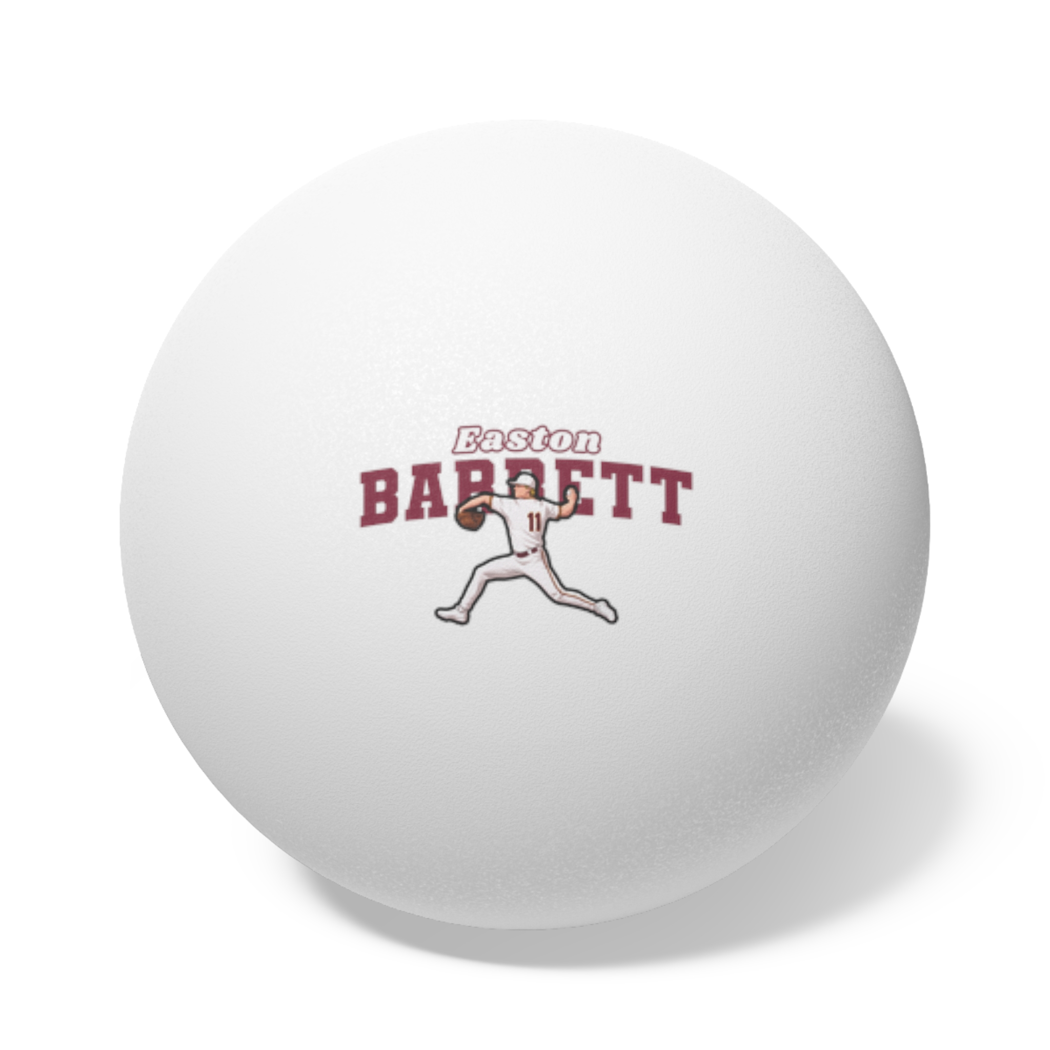 Ping Pong Balls, 6 pcs — character_name_arch in White