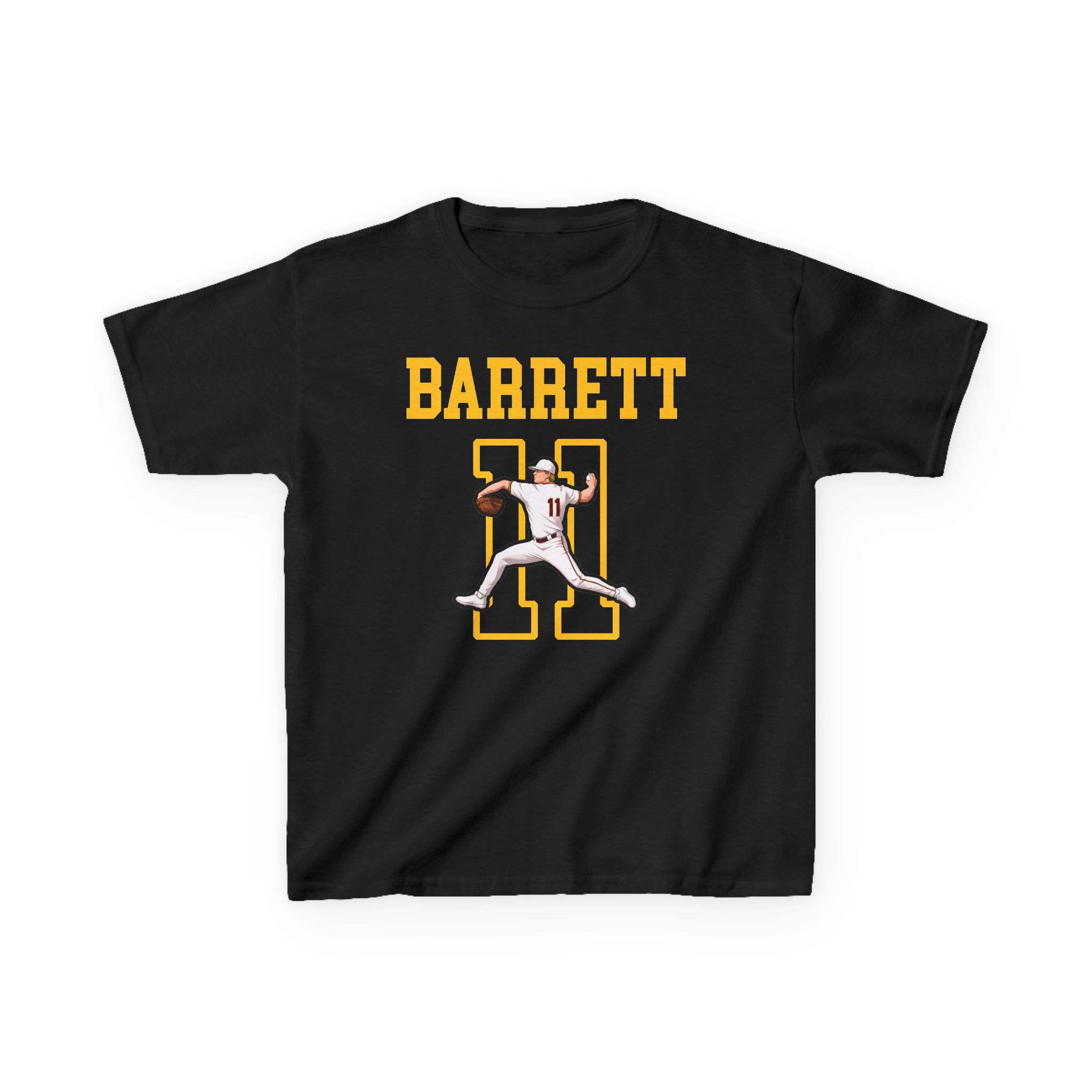 Youth Tee — character_shirsey in Black