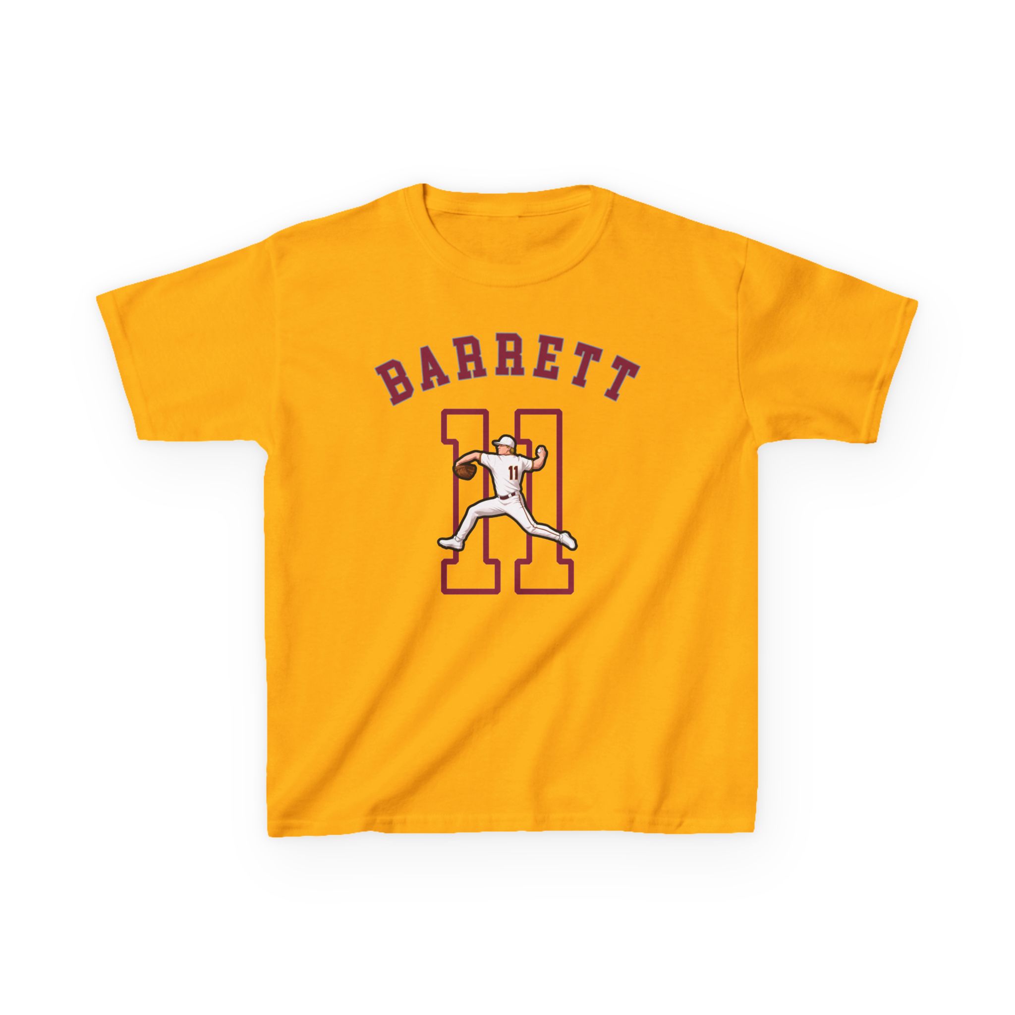 Youth Tee — character_shirsey_arch in Gold