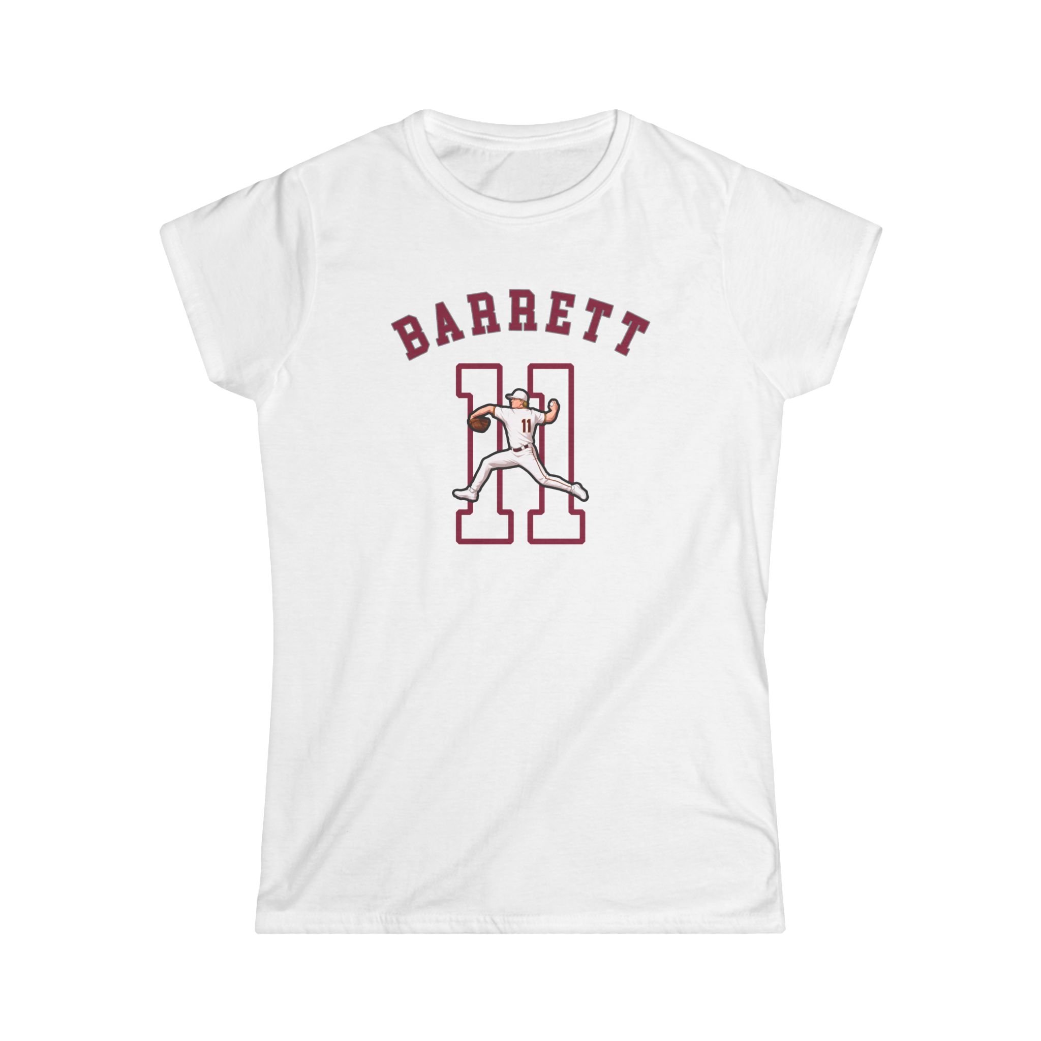 Women's Softstyle Tee — character_shirsey_arch in White