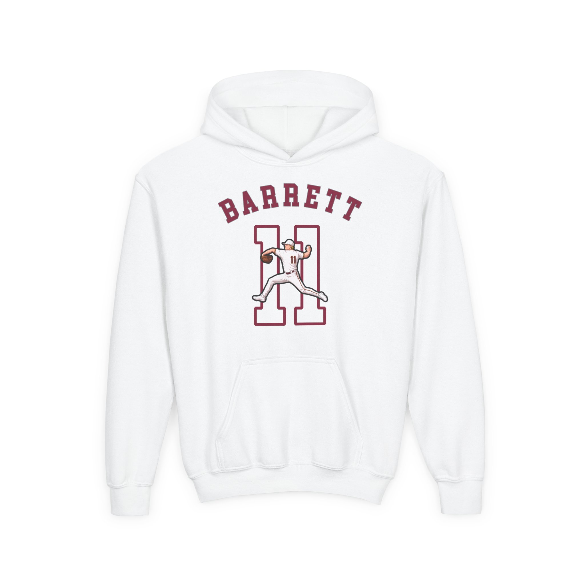 Youth Hoodie — character_shirsey_arch in White