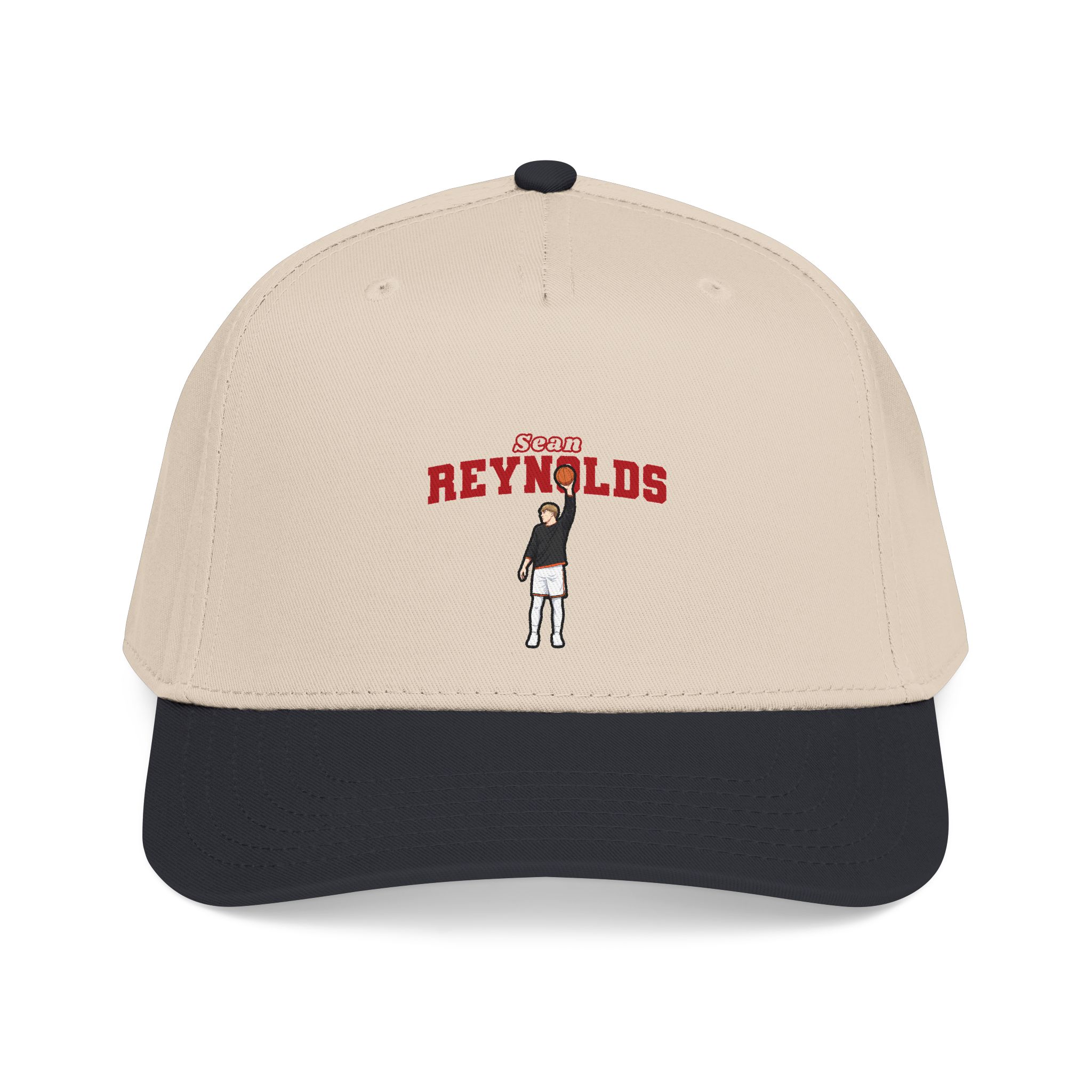 Baseball Cap — character_name_arch in Black / Natural