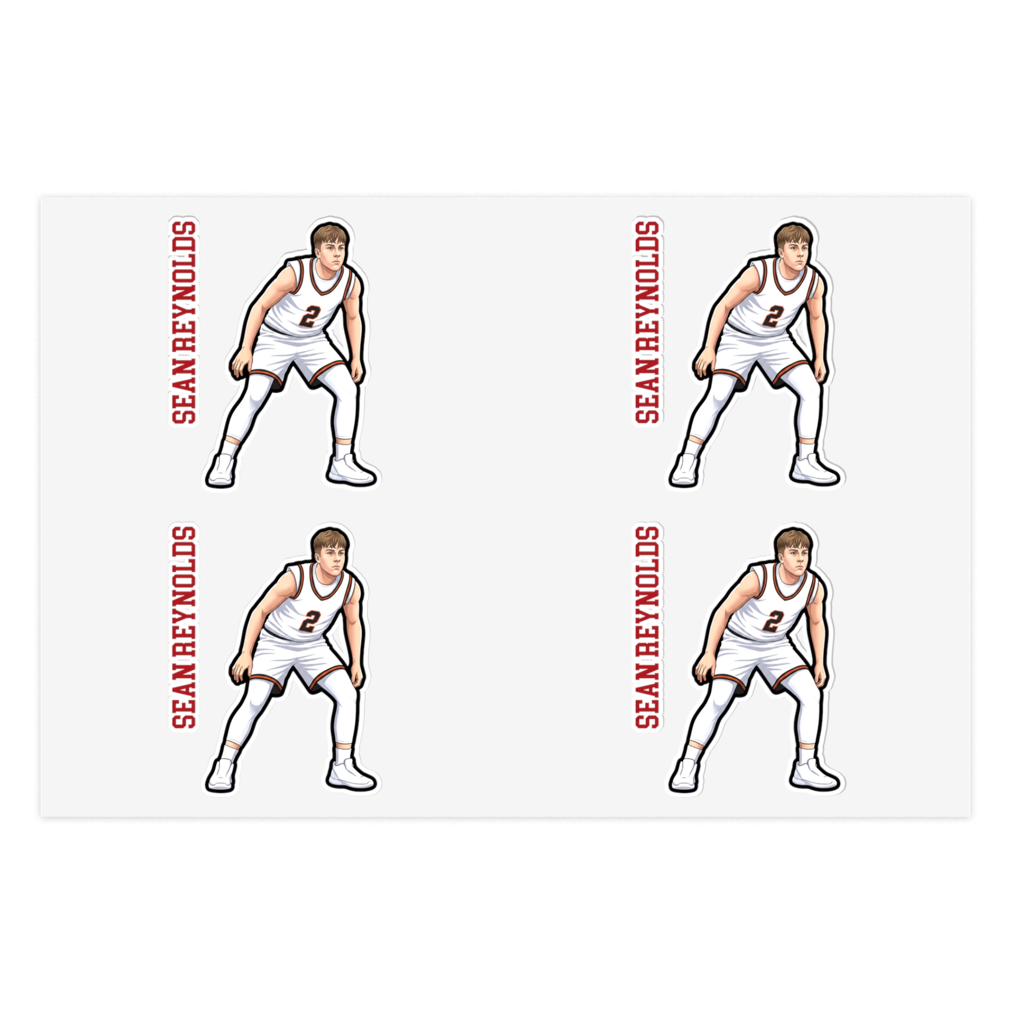 Sticker Sheet — character_name_vertical in Classic