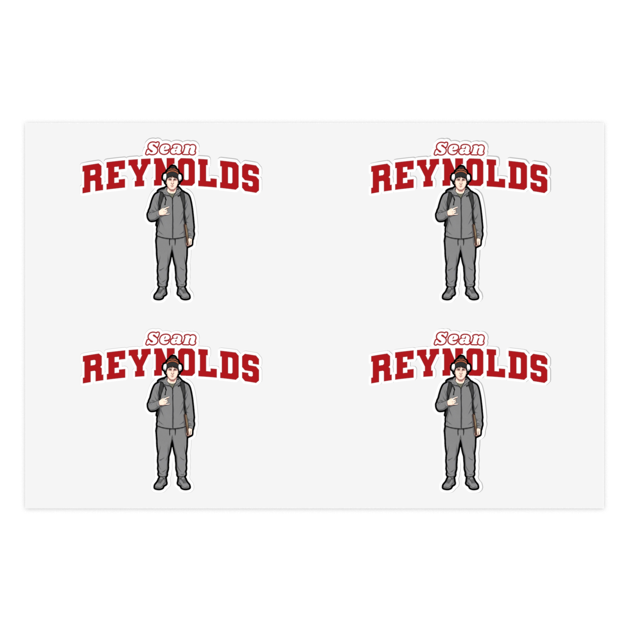 Sticker Sheet — character_name_arch in Classic