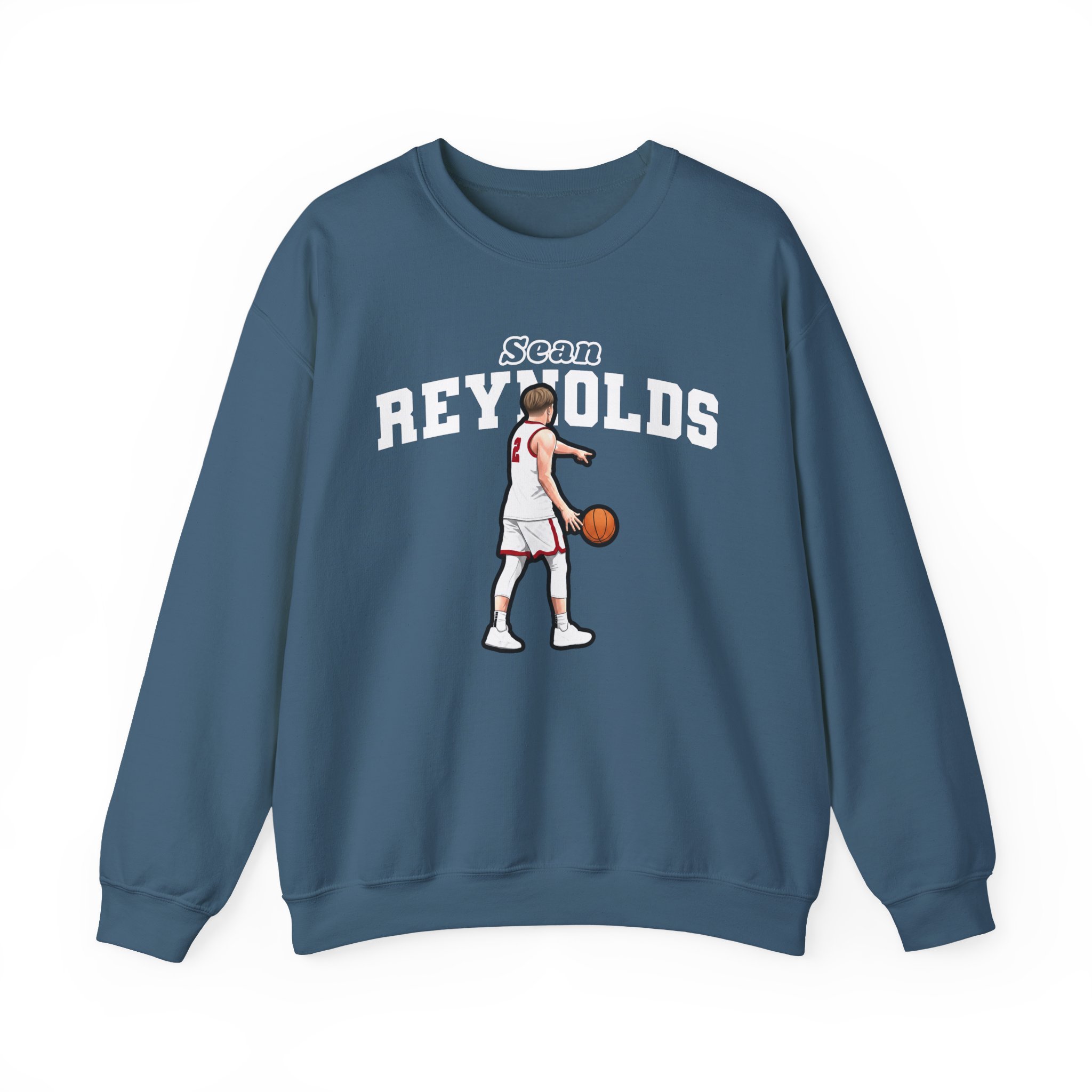 Crewneck Sweatshirt — character_name_arch in Blue