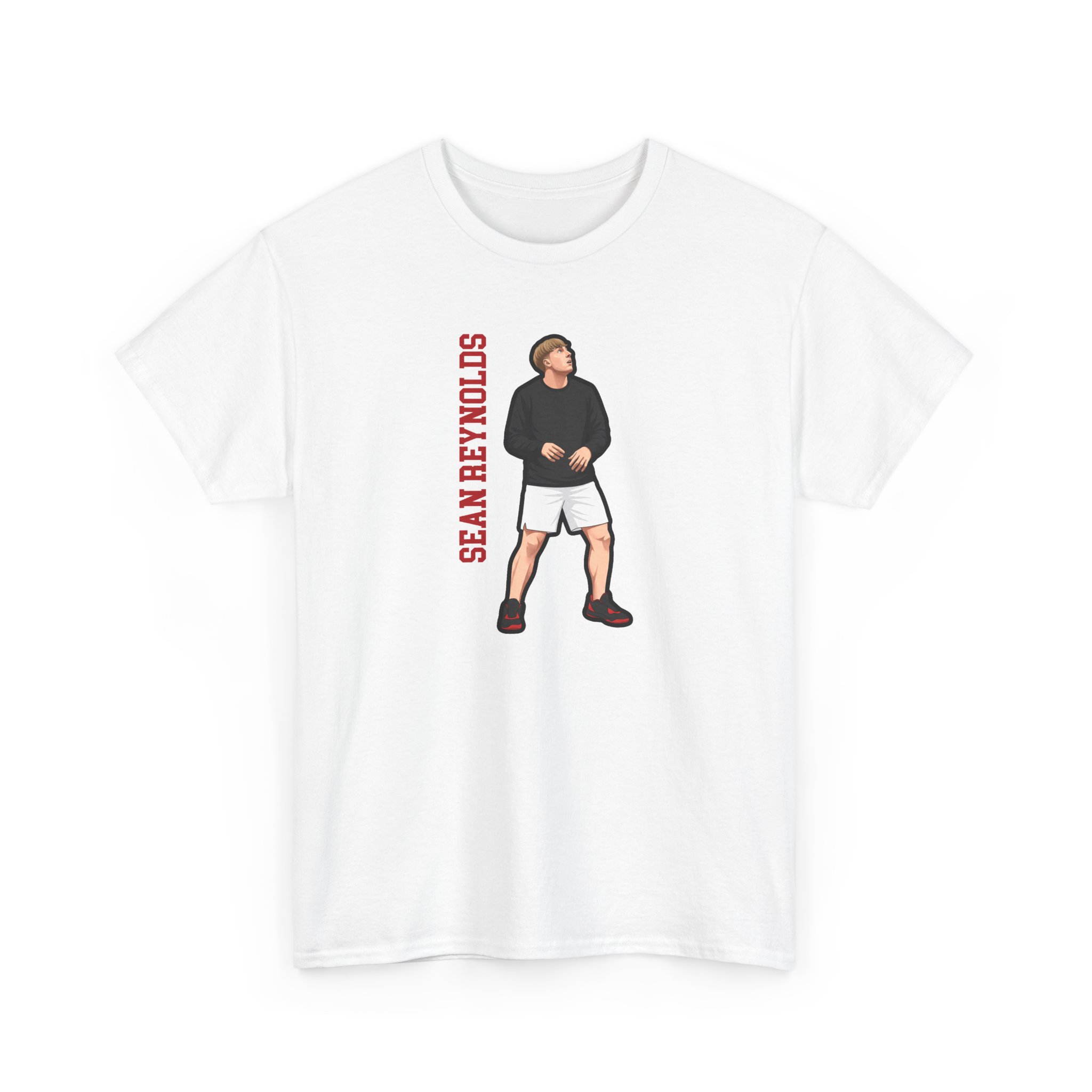 Tee — character_name_vertical in White