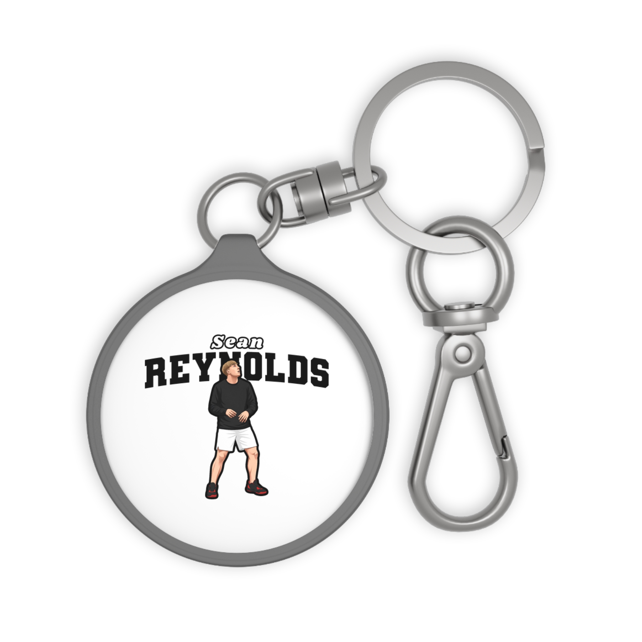 Keychain — character_name_arch in Grey