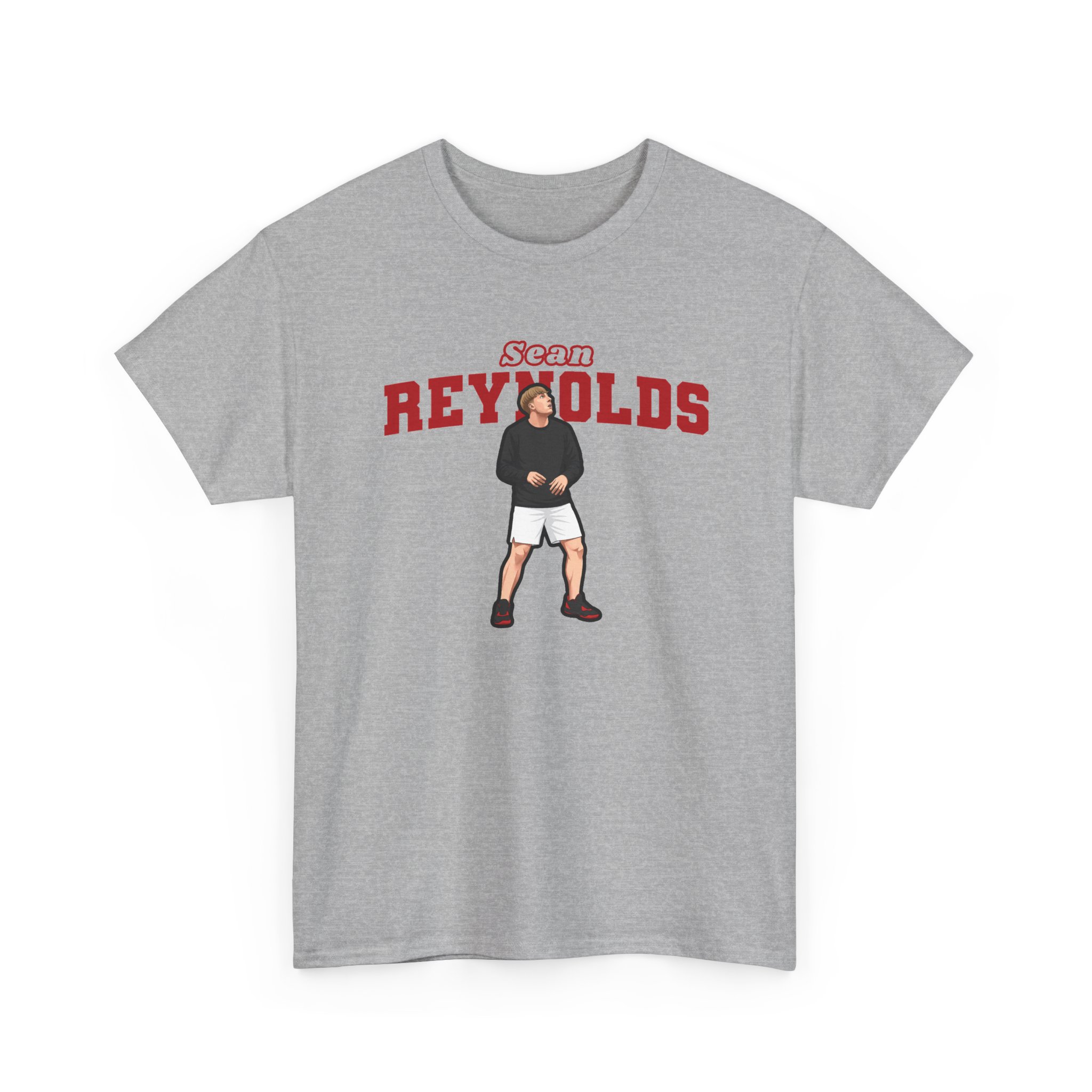 Tee — character_name_arch in Grey
