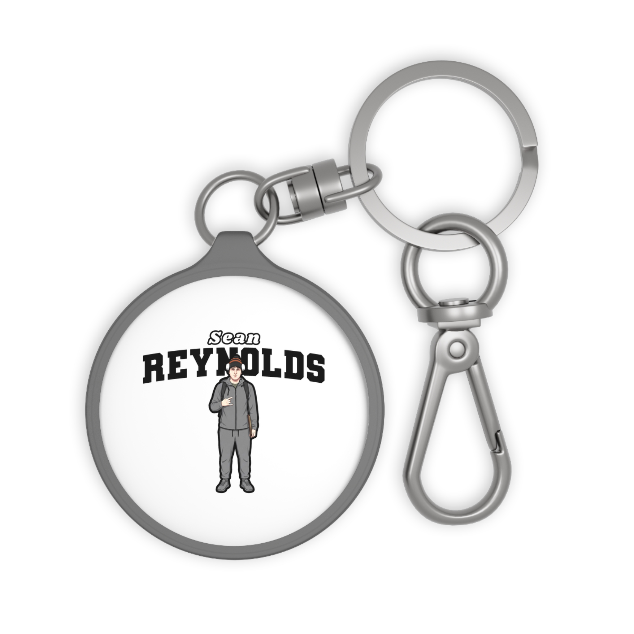 Keychain — character_name_arch in Grey
