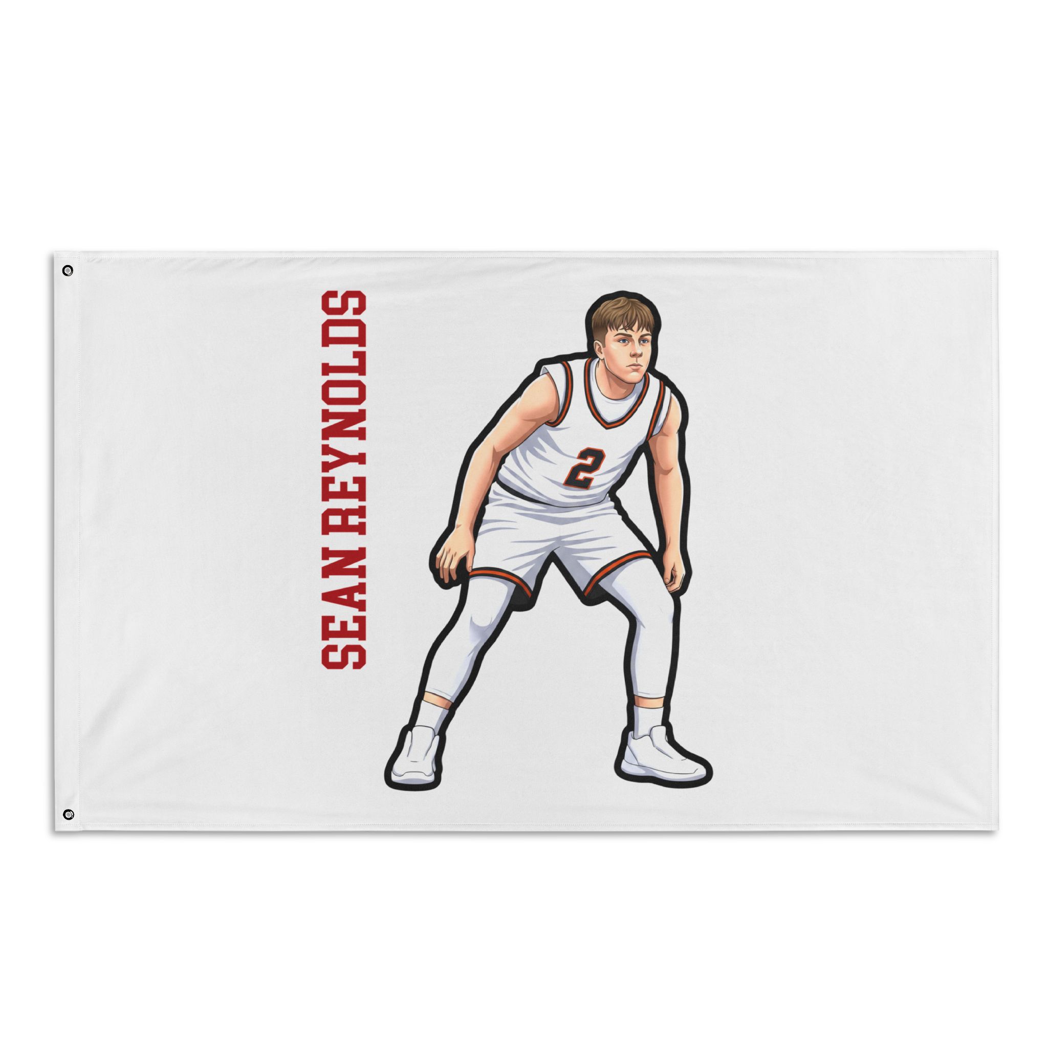 Flag (35 × 56 in) — character_name_vertical in Classic