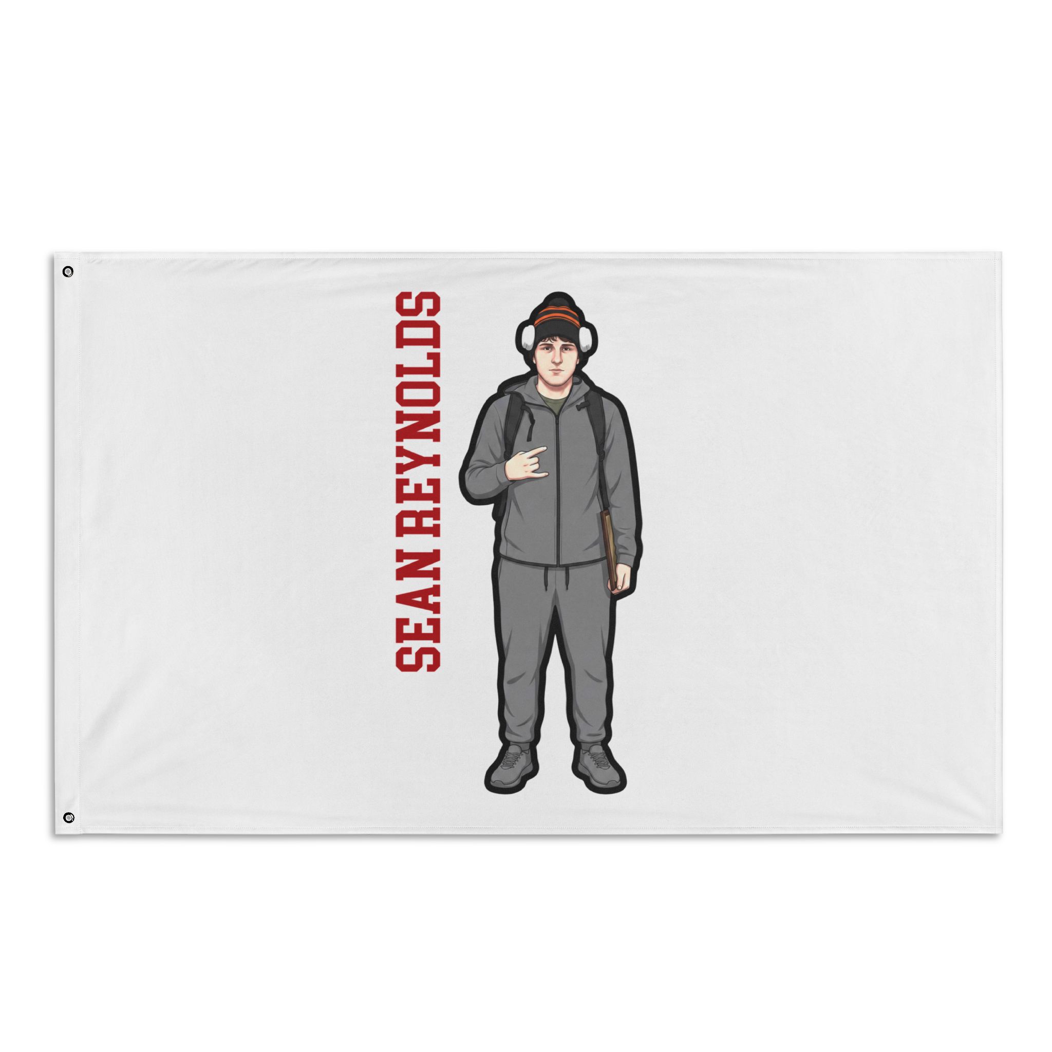 Flag (35 × 56 in) — character_name_vertical in Classic