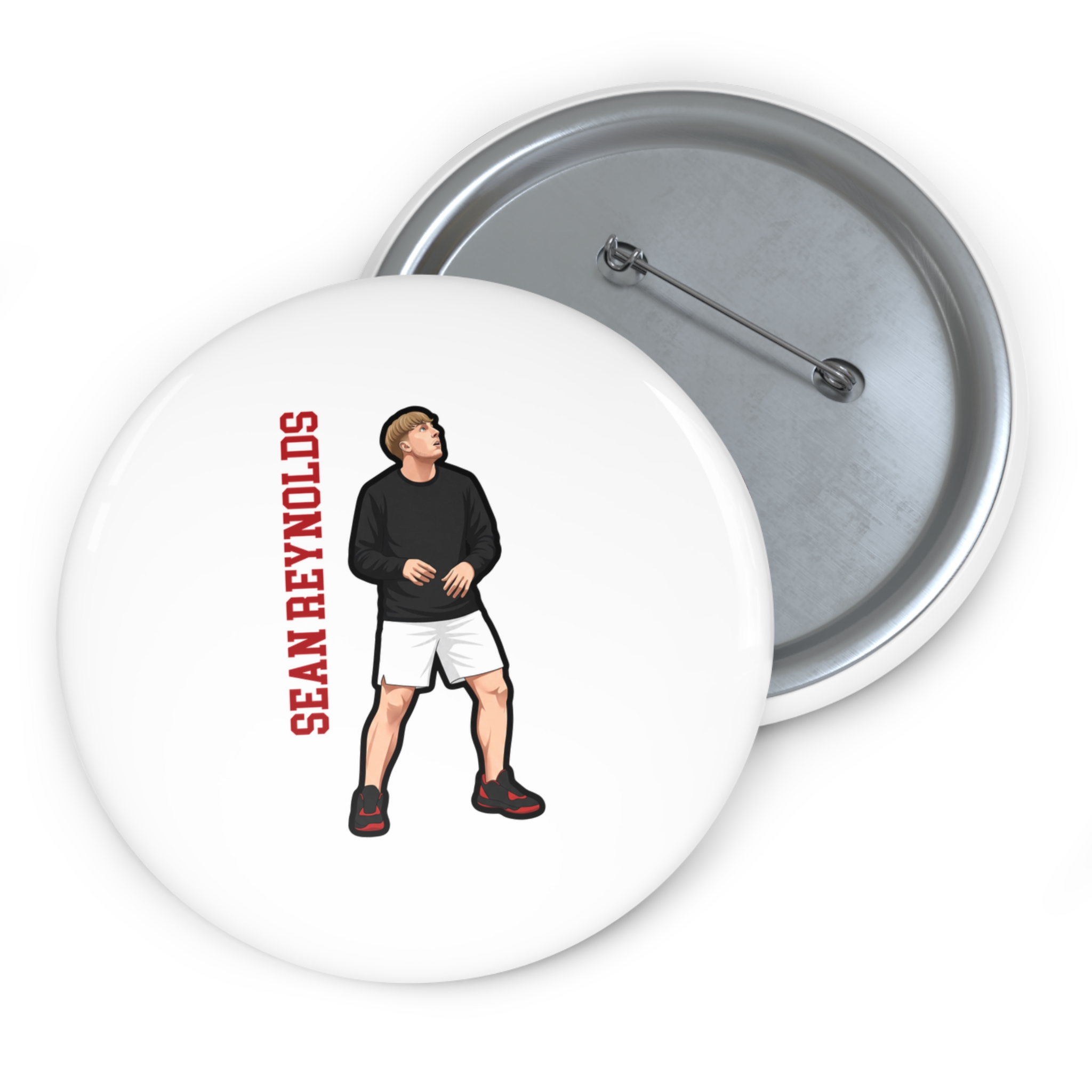 Game Day Pin — character_name_vertical in Classic