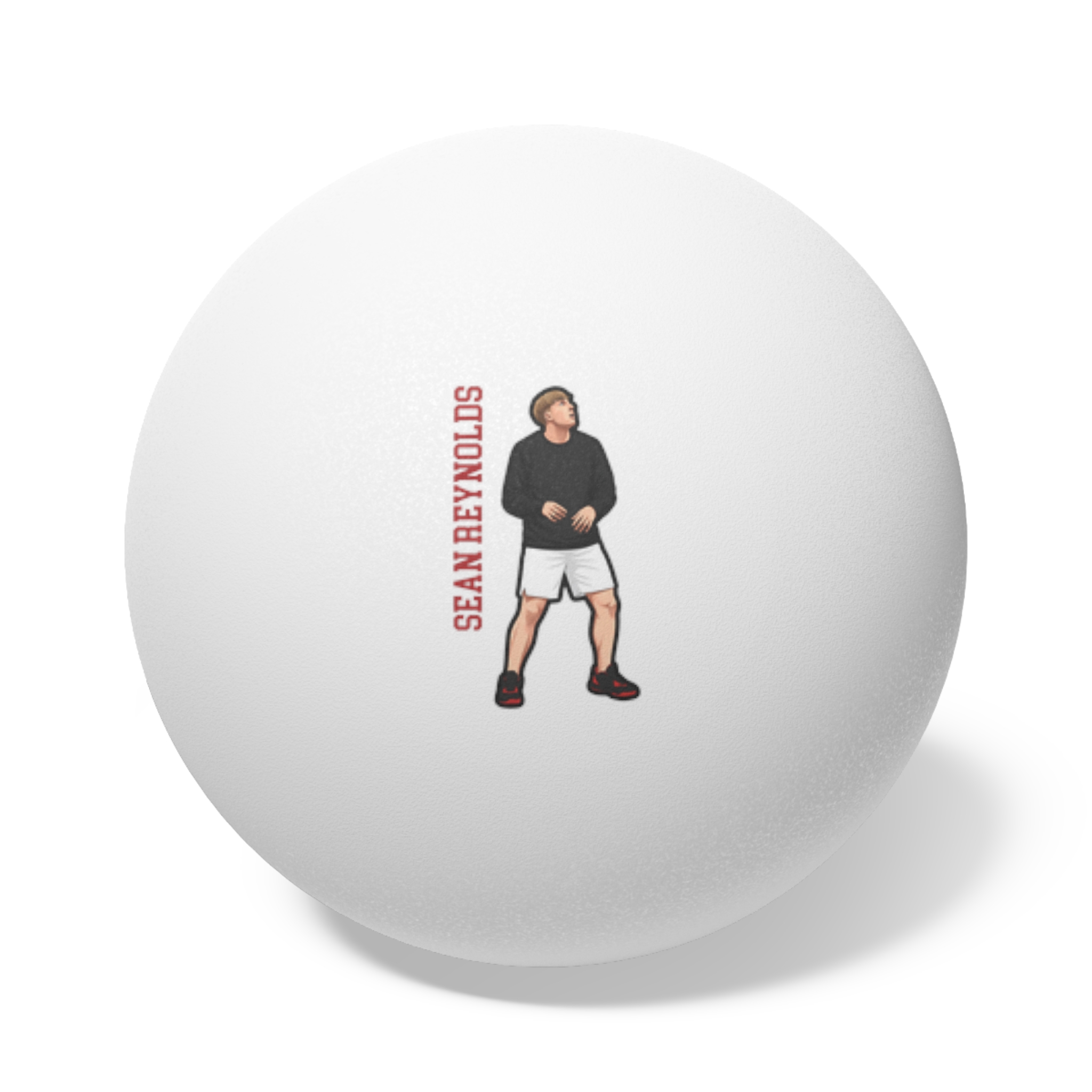 Ping Pong Balls, 6 pcs — character_name_vertical in White