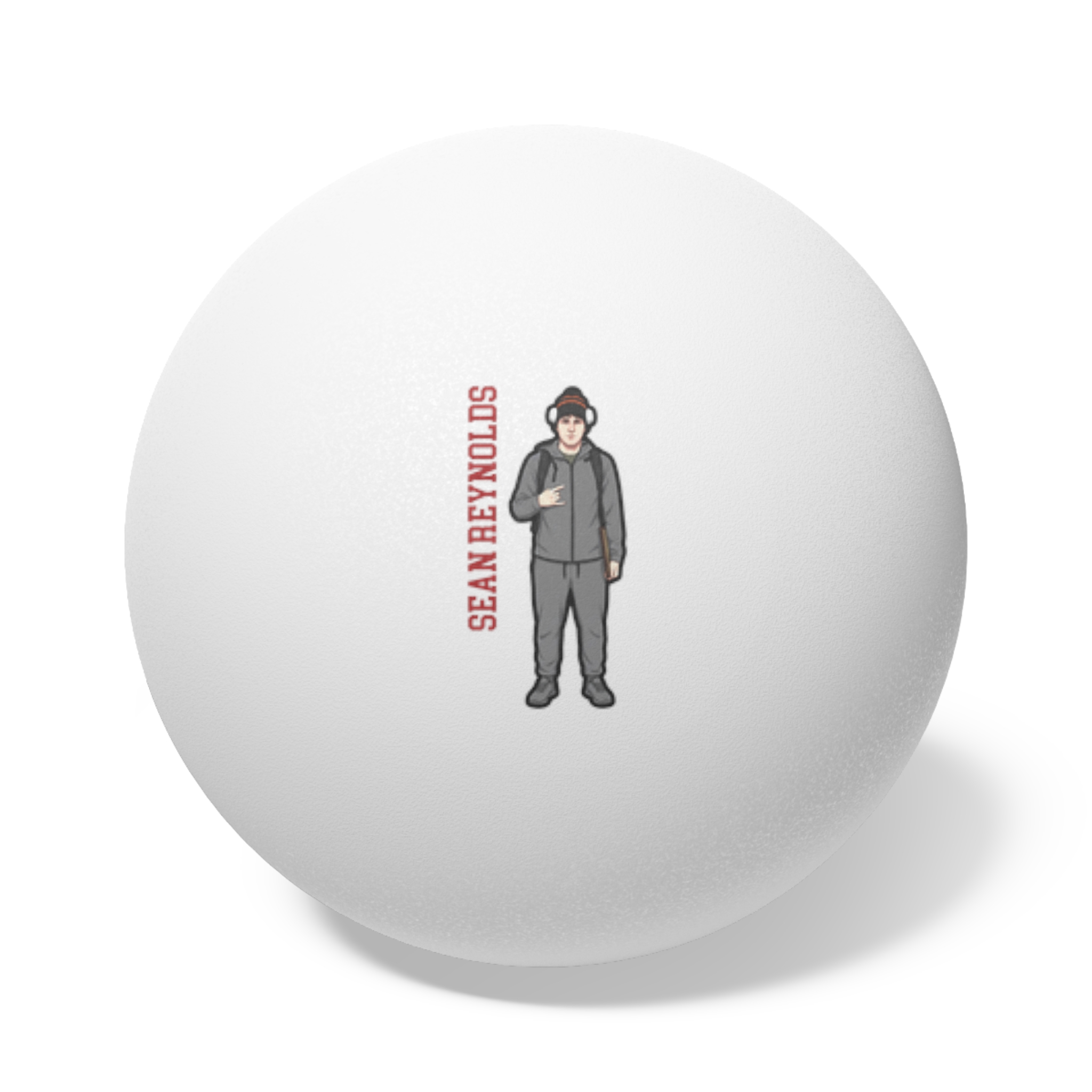 Ping Pong Balls, 6 pcs — character_name_vertical in White