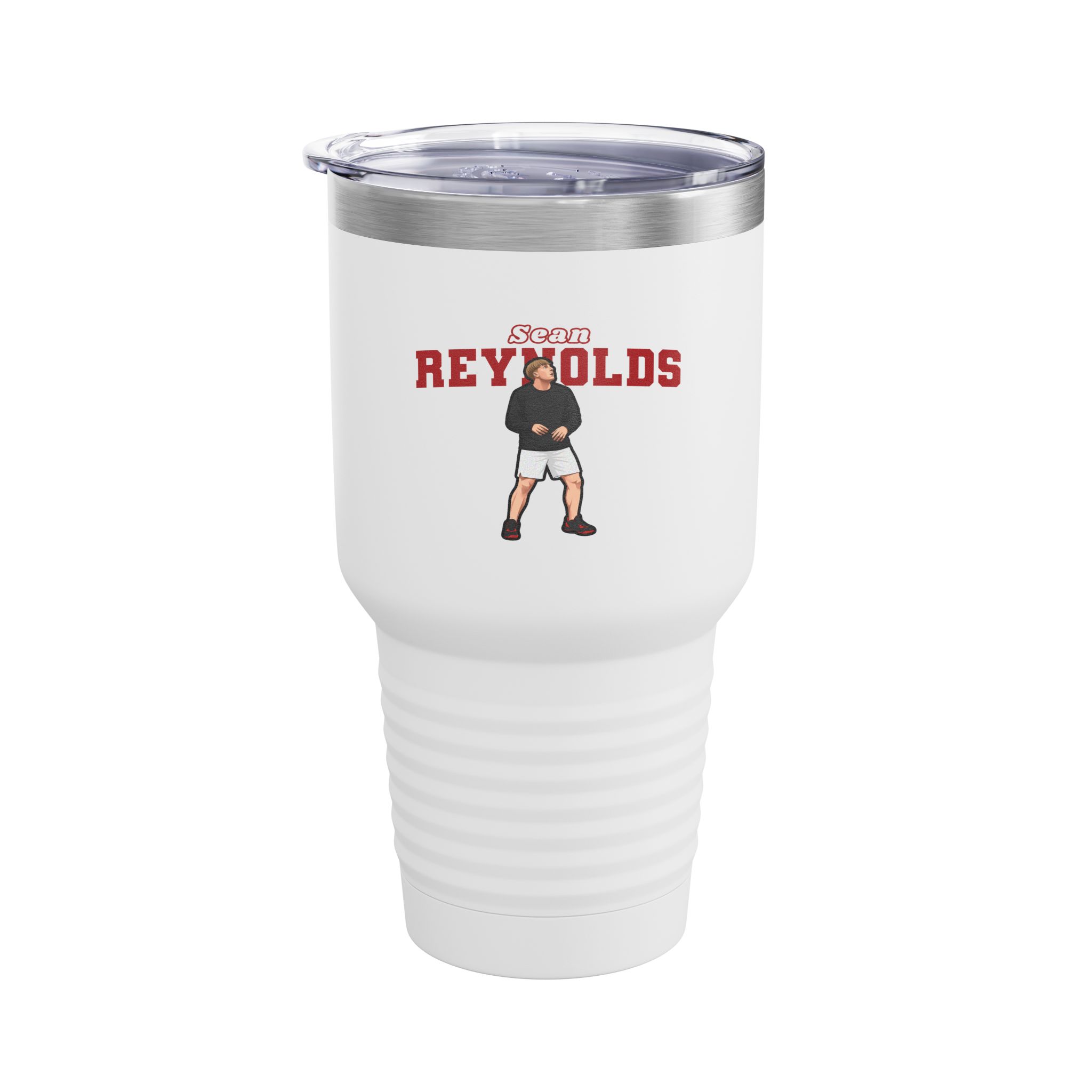 30oz Tumbler — character_name_arch in White