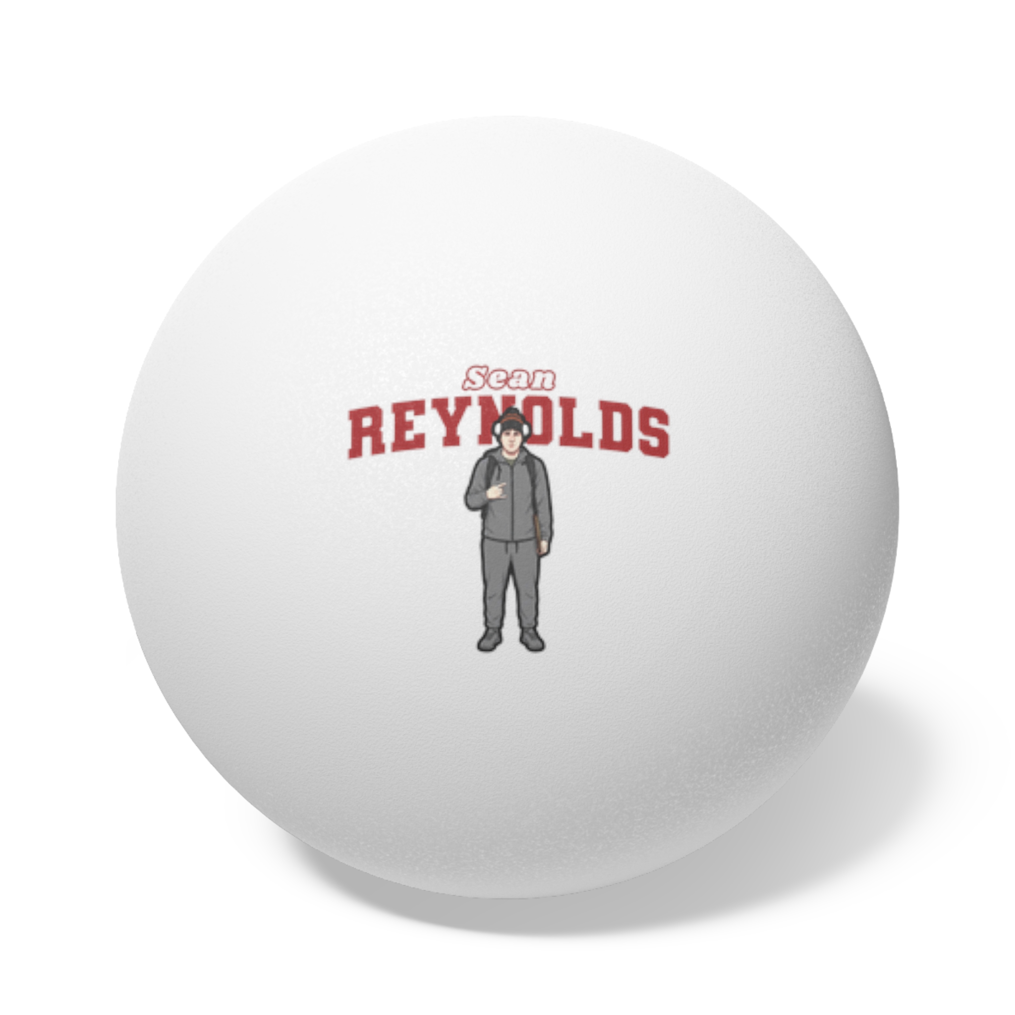 Ping Pong Balls, 6 pcs — character_name_arch in White