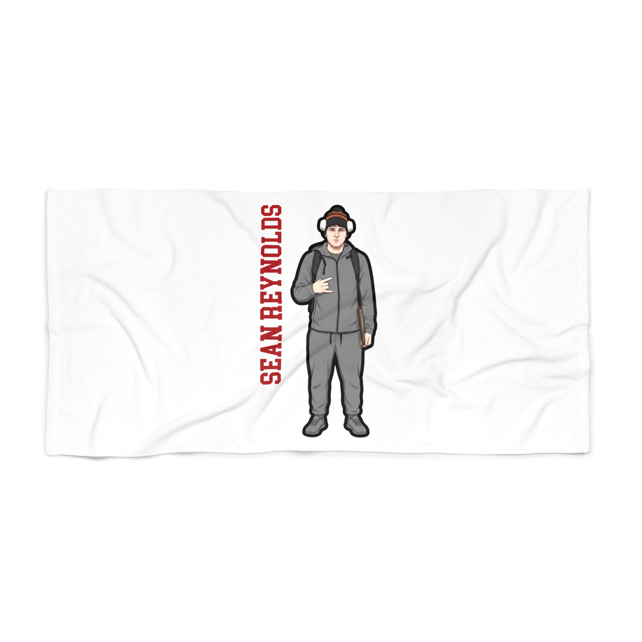 Beach Towel — character_name_vertical in Classic