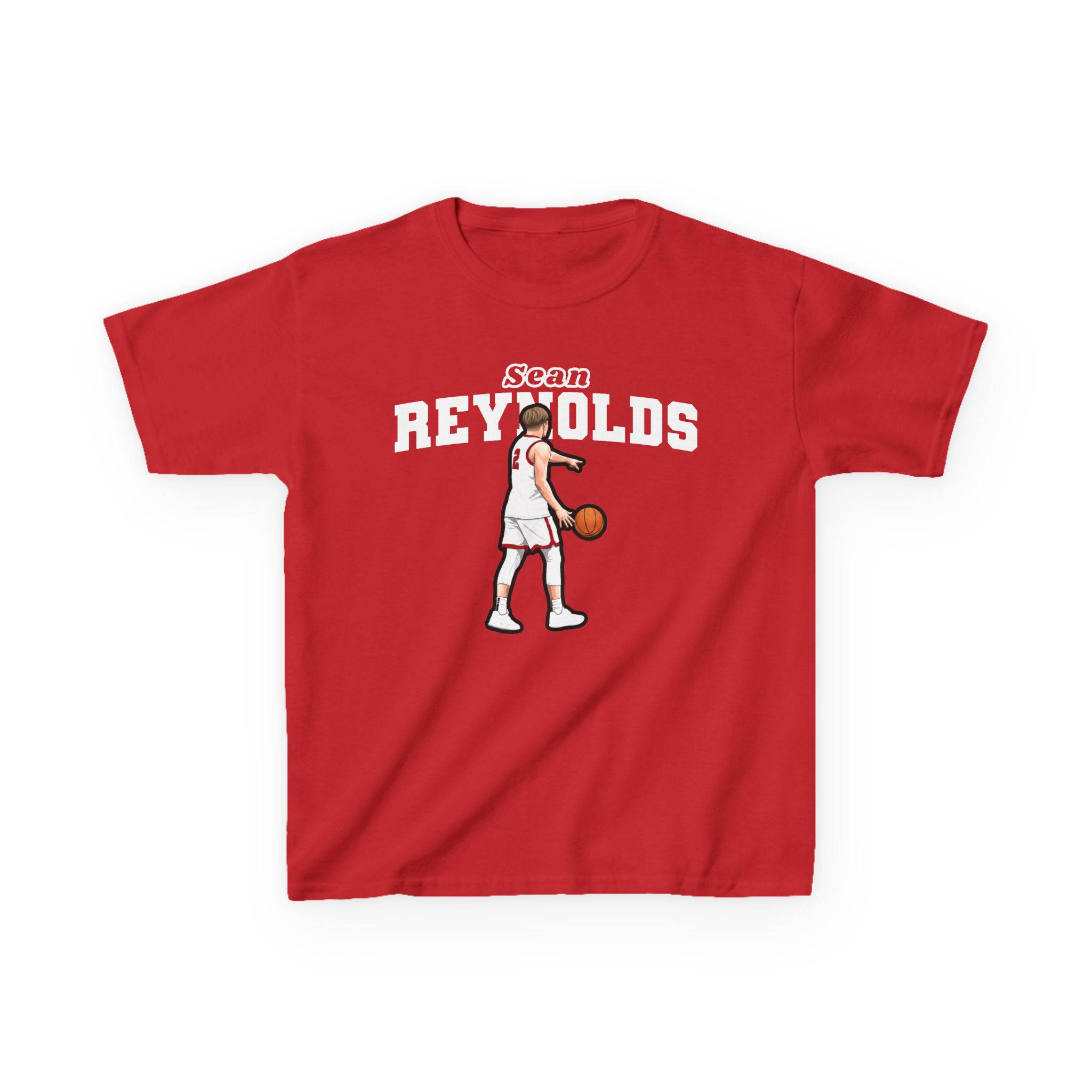 Youth Tee — character_name_arch in Red