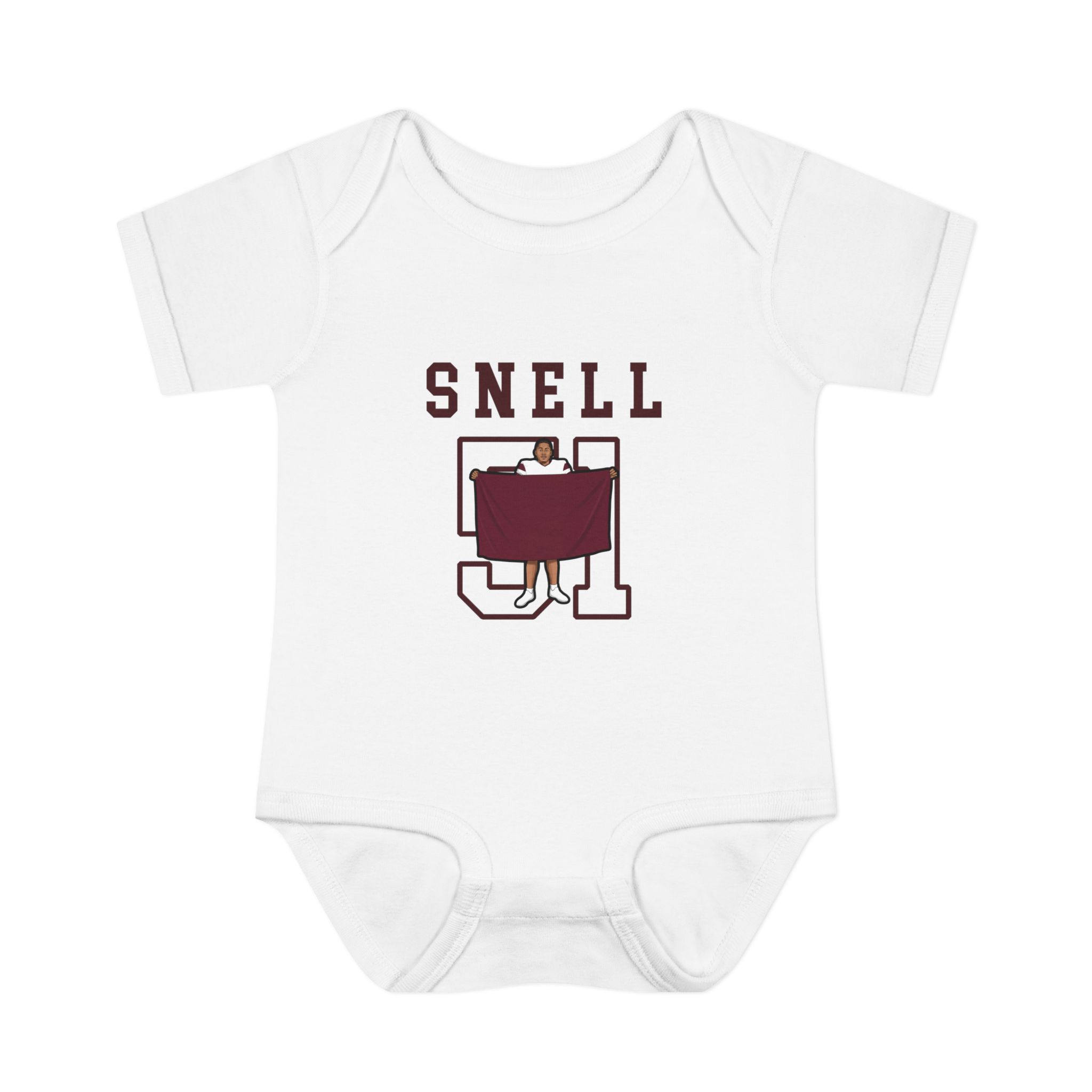 Baby Onesie — character_shirsey in White