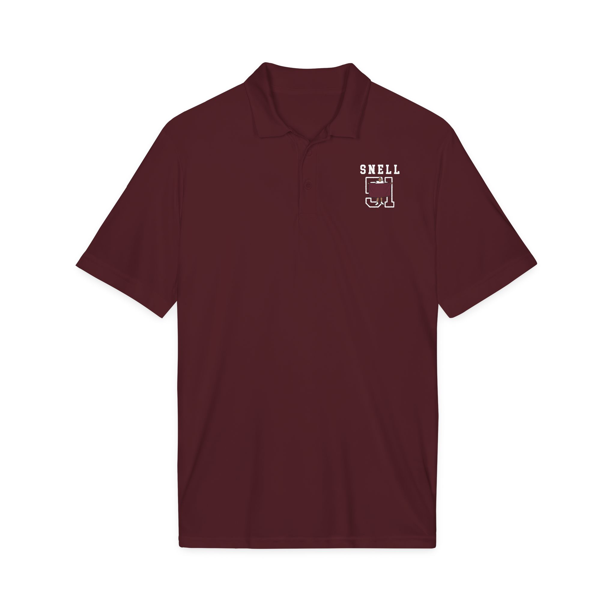 Polo — character_shirsey in Maroon