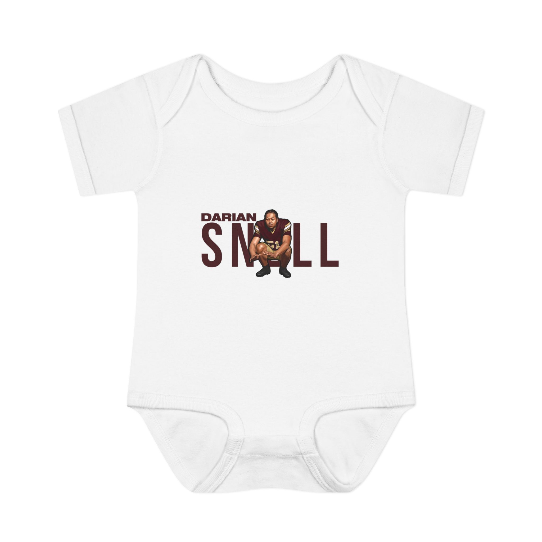 Baby Onesie — character_player_name in White