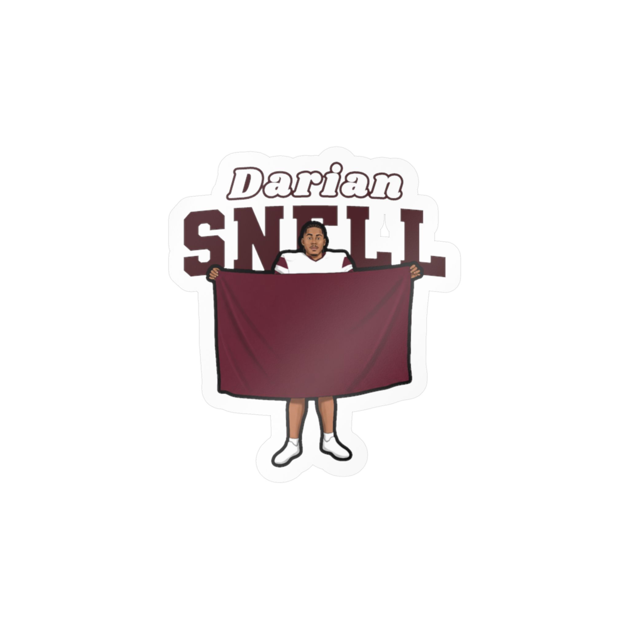 Vinyl Sticker — character_name_arch in Classic