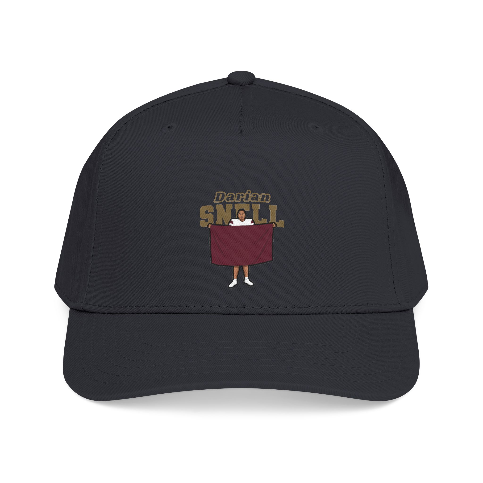 Baseball Cap — character_name_arch in Black
