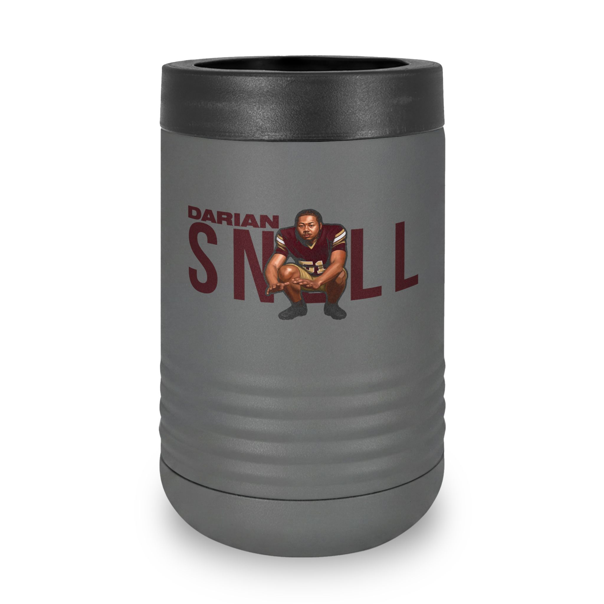 Stainless Can Cooler — character_player_name in Grey