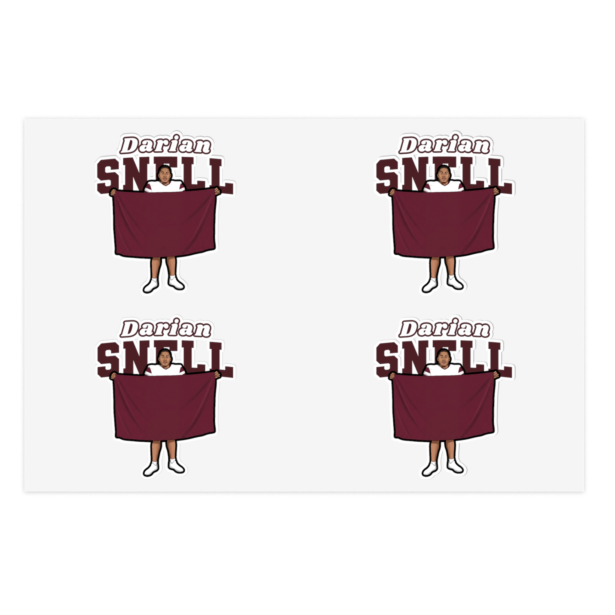 Sticker Sheet — character_name_arch in Classic
