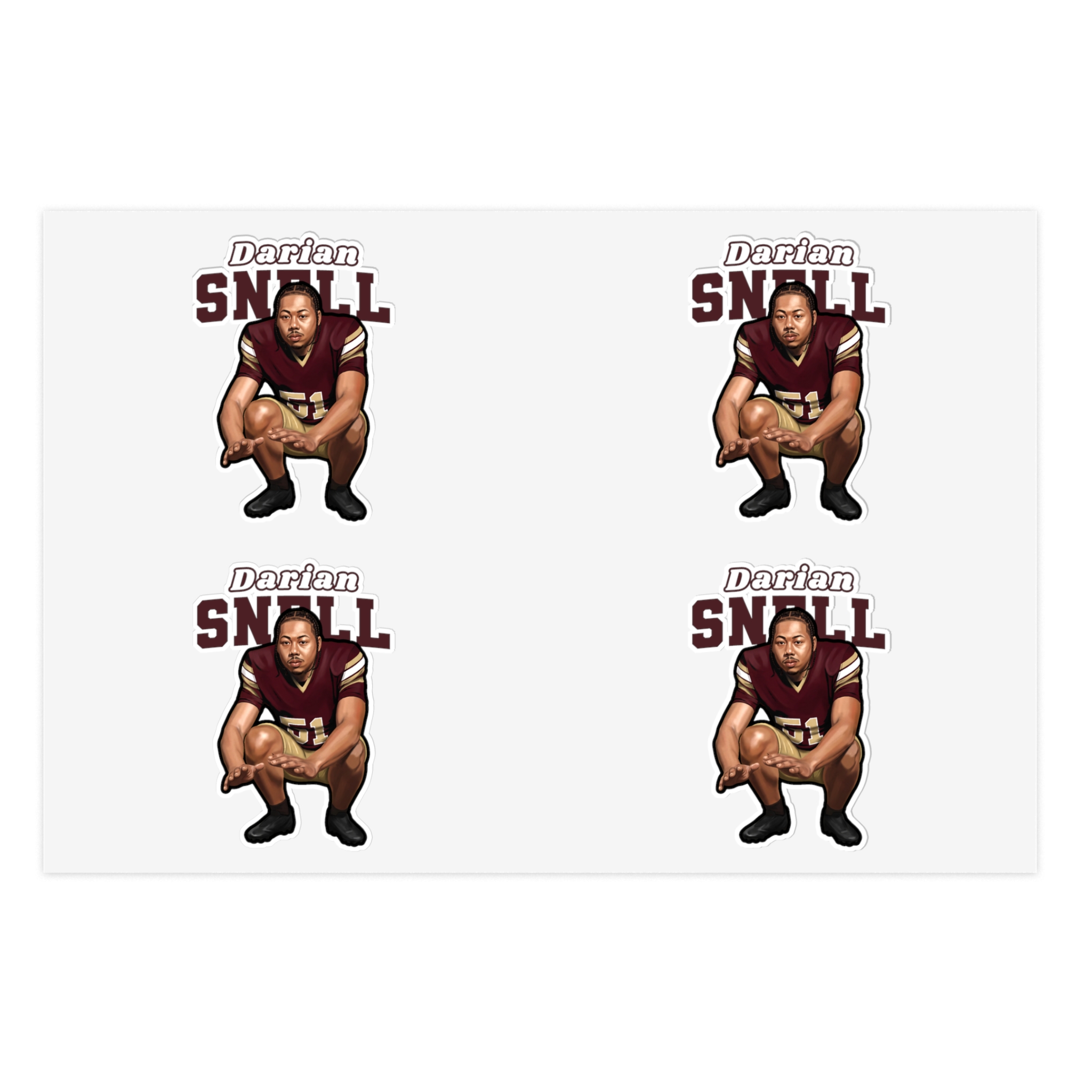 Sticker Sheet — character_name_arch in Classic
