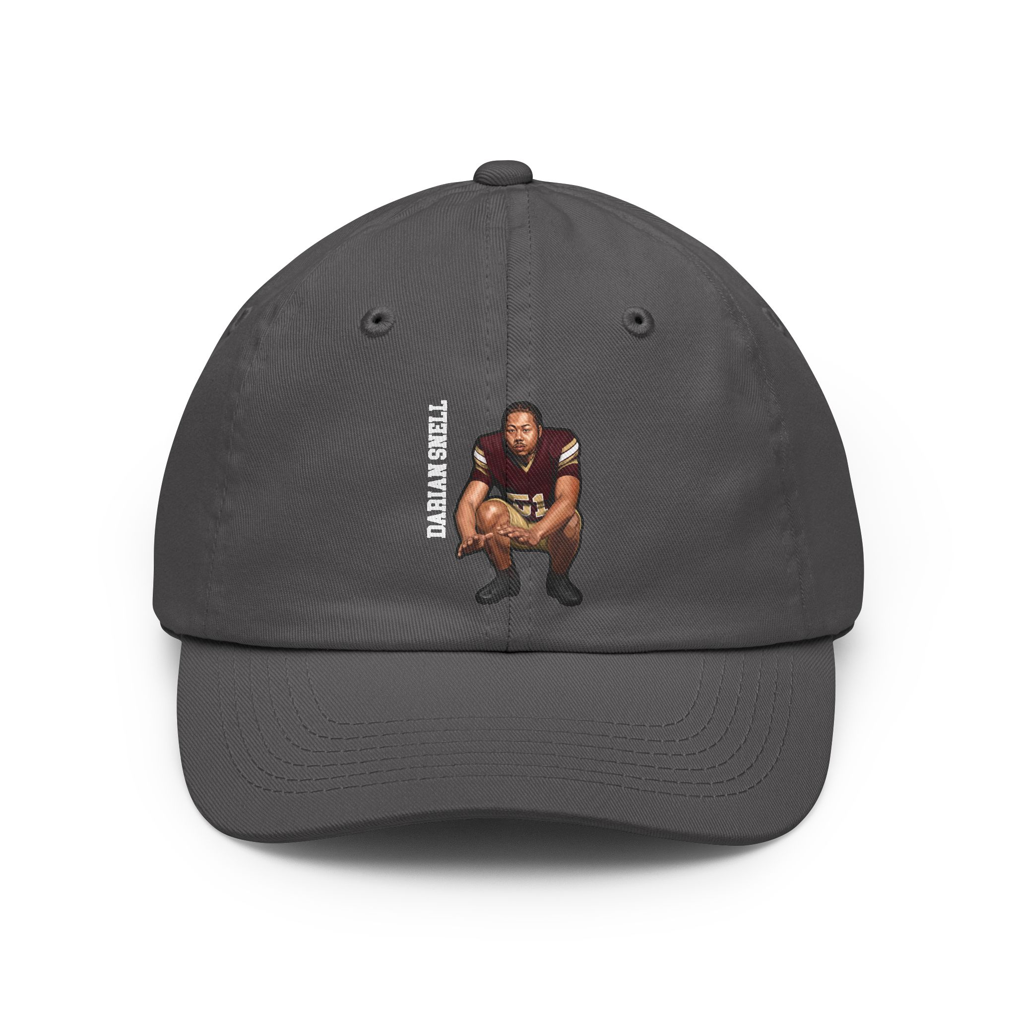 Classic Cap — character_name_vertical in Grey