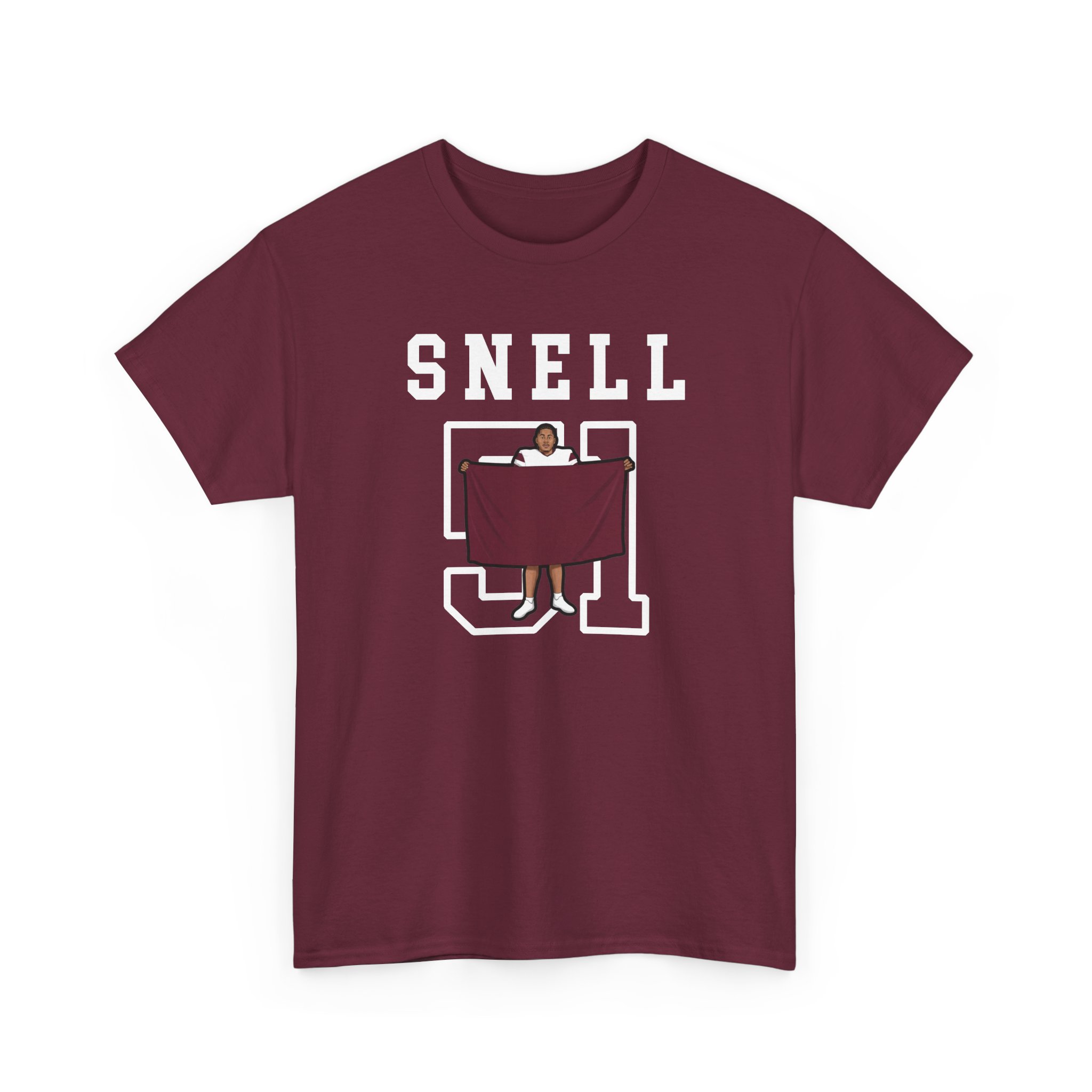 Tee — character_shirsey in Maroon