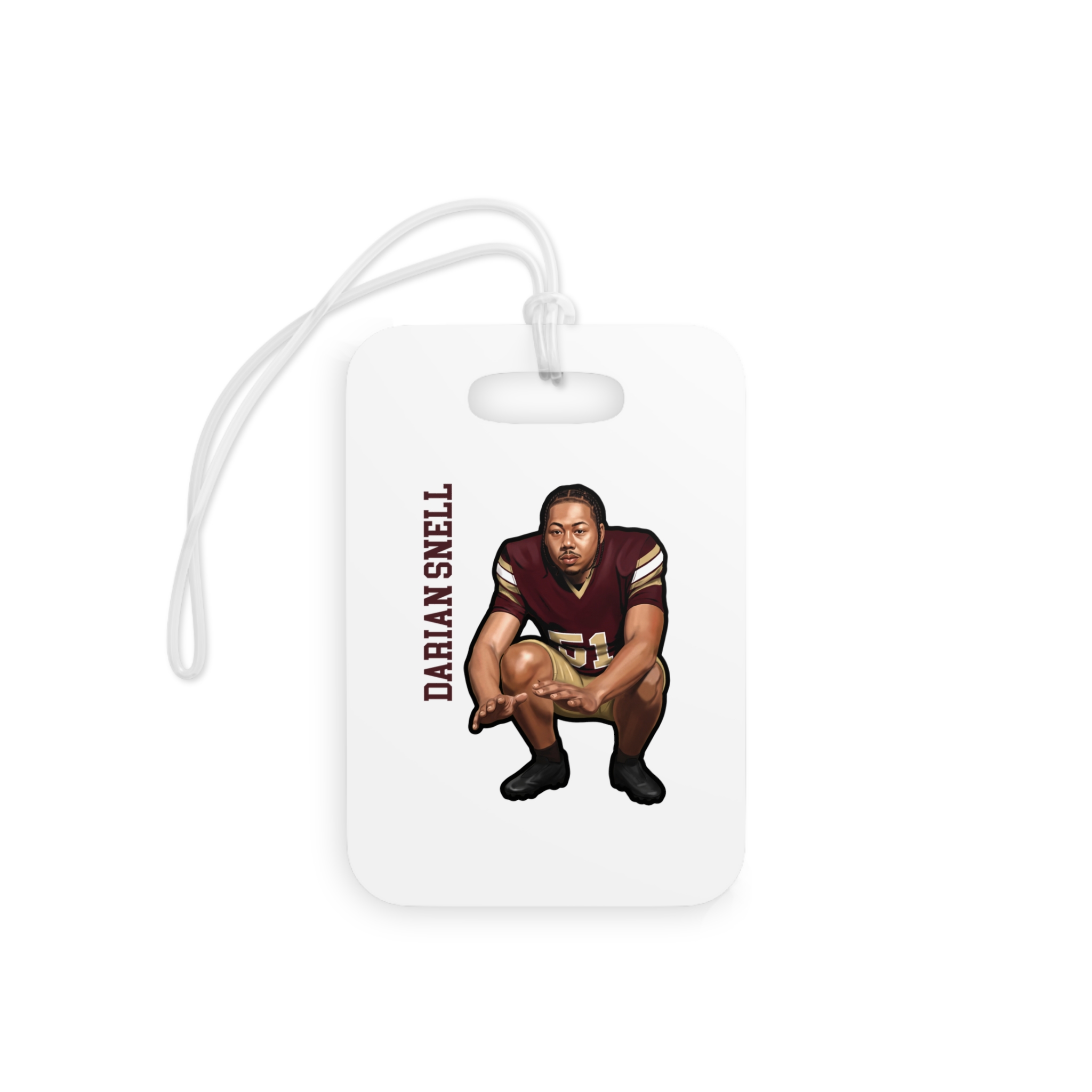 Bag Tag — character_name_vertical in Classic