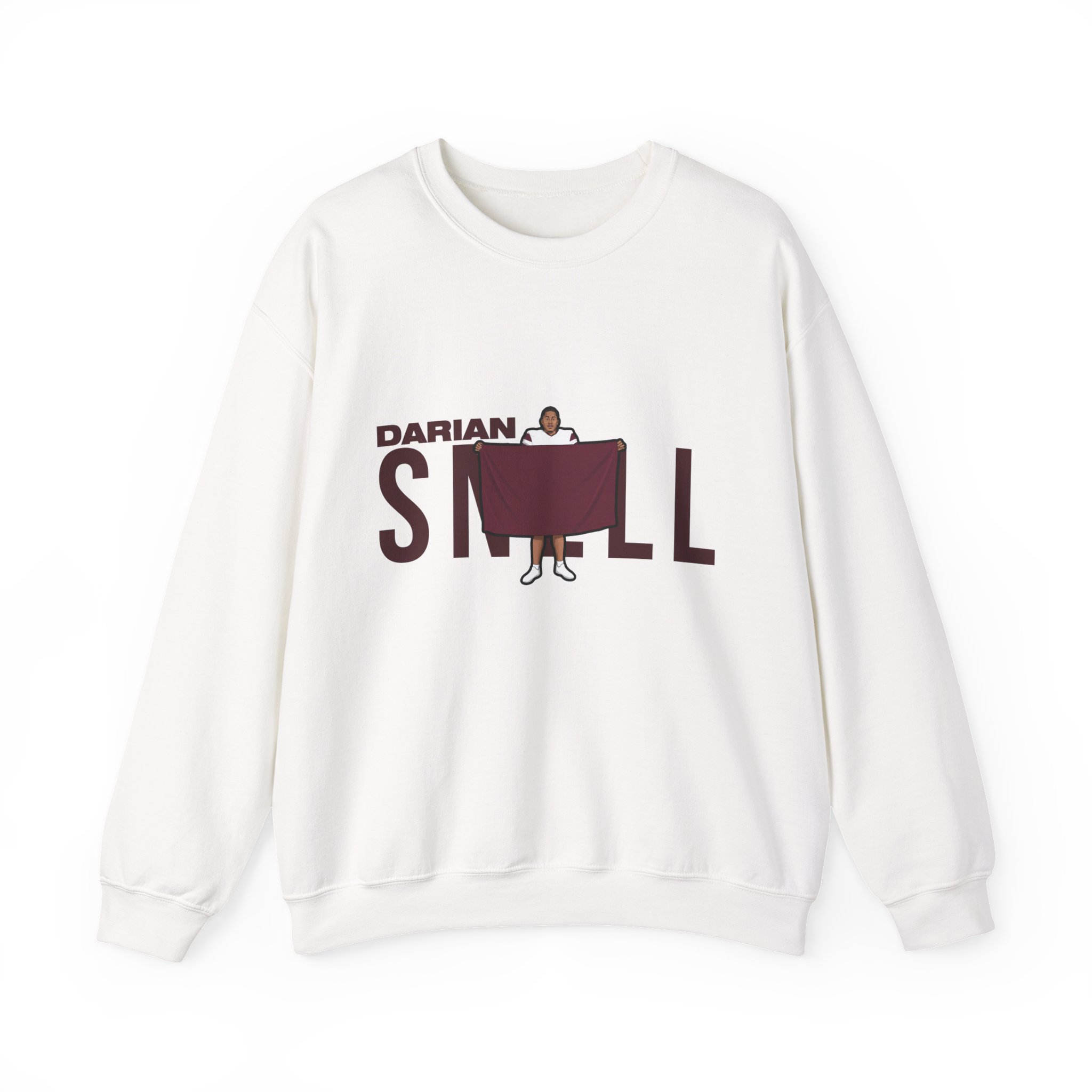 Crewneck Sweatshirt — character_player_name in White