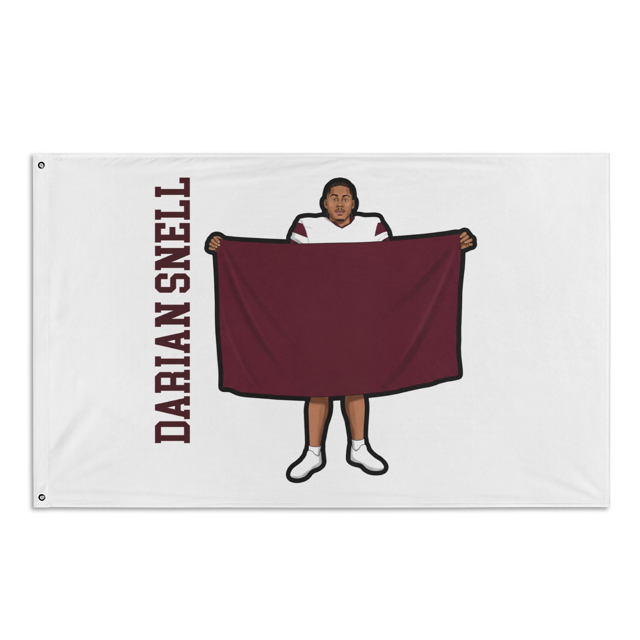 Flag (35 × 56 in) — character_name_vertical in Classic