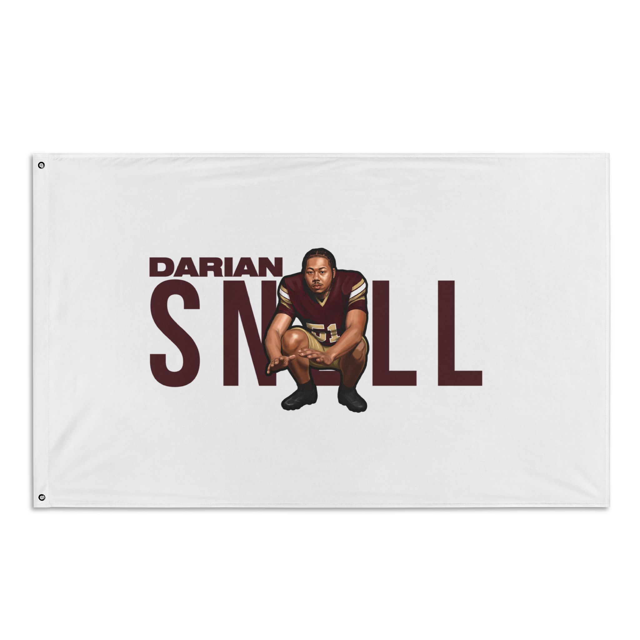Flag (35 × 56 in) — character_player_name in Classic