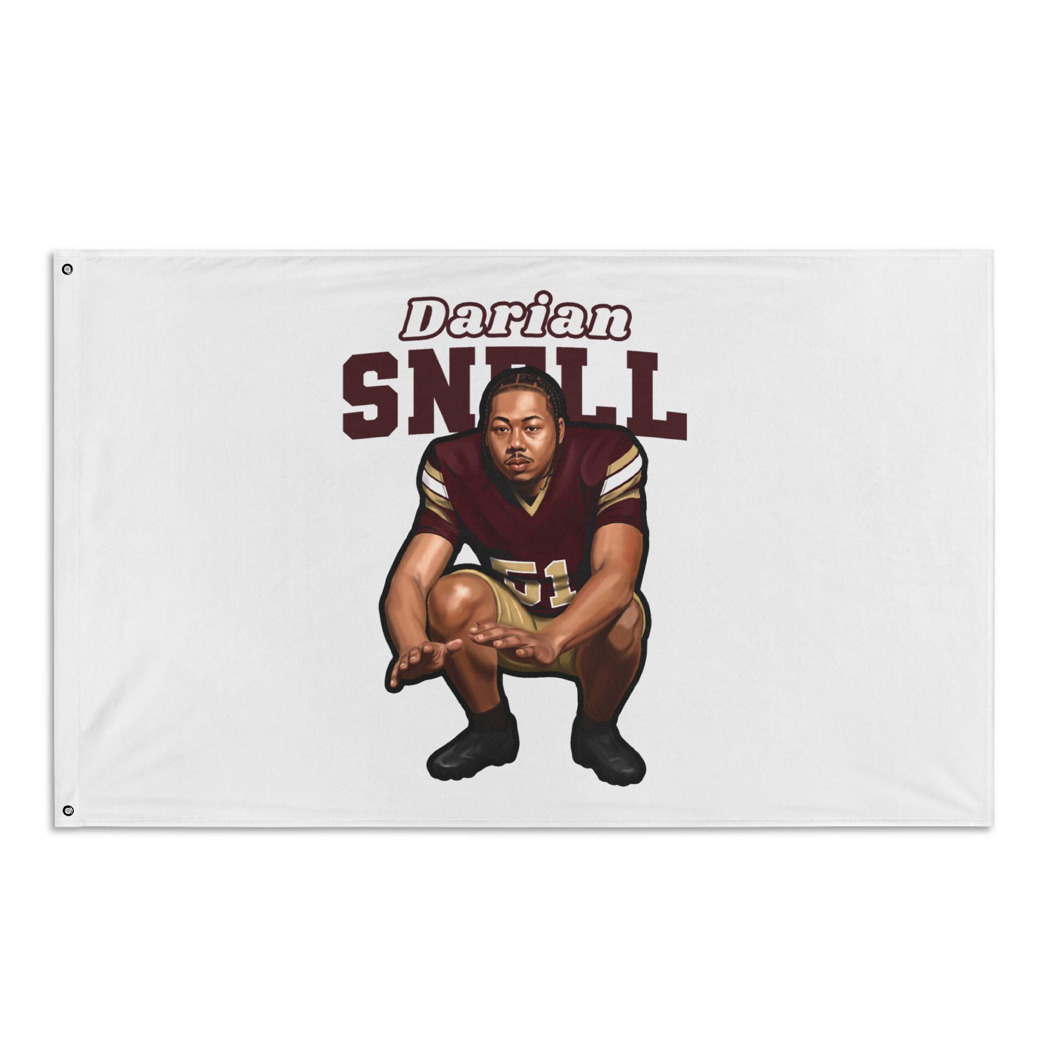 Flag (35 × 56 in) — character_name_arch in Classic