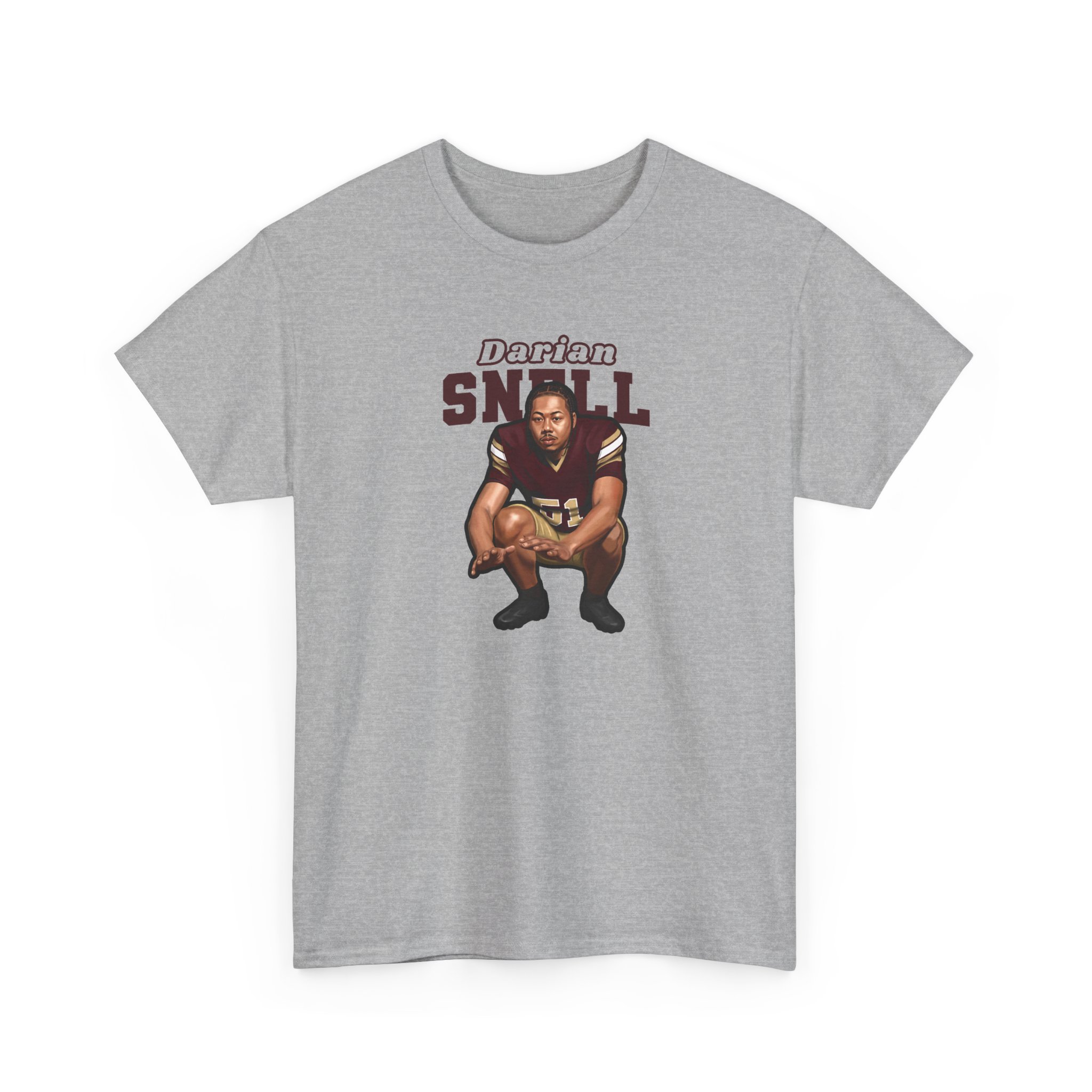 Tee — character_name_arch in Grey