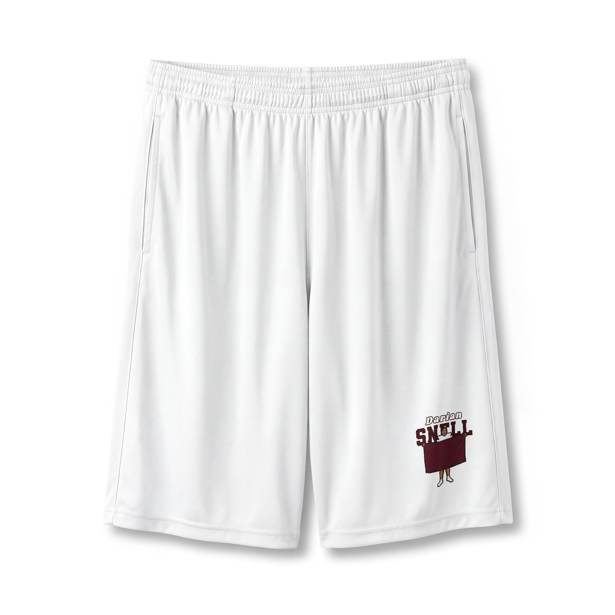 Shorts — character_name_arch in White