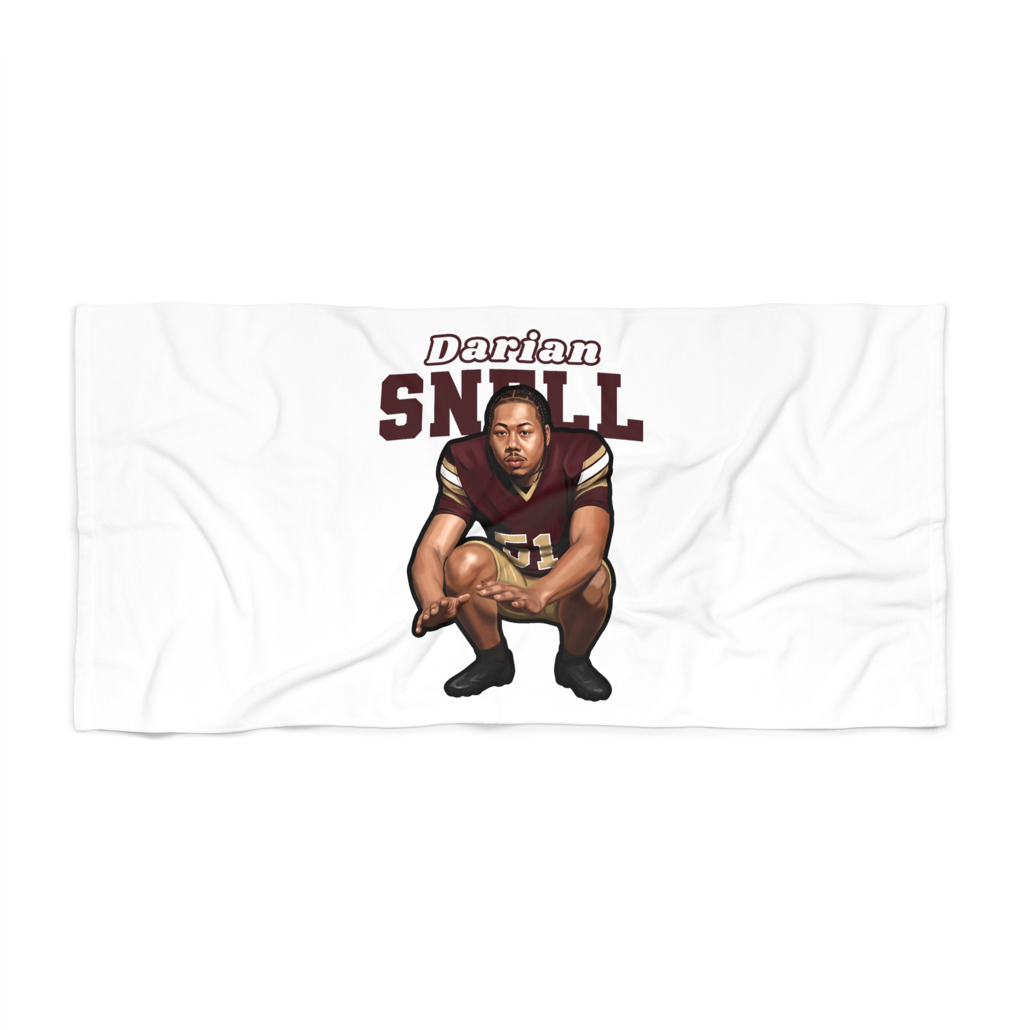 Beach Towel — character_name_arch in Classic
