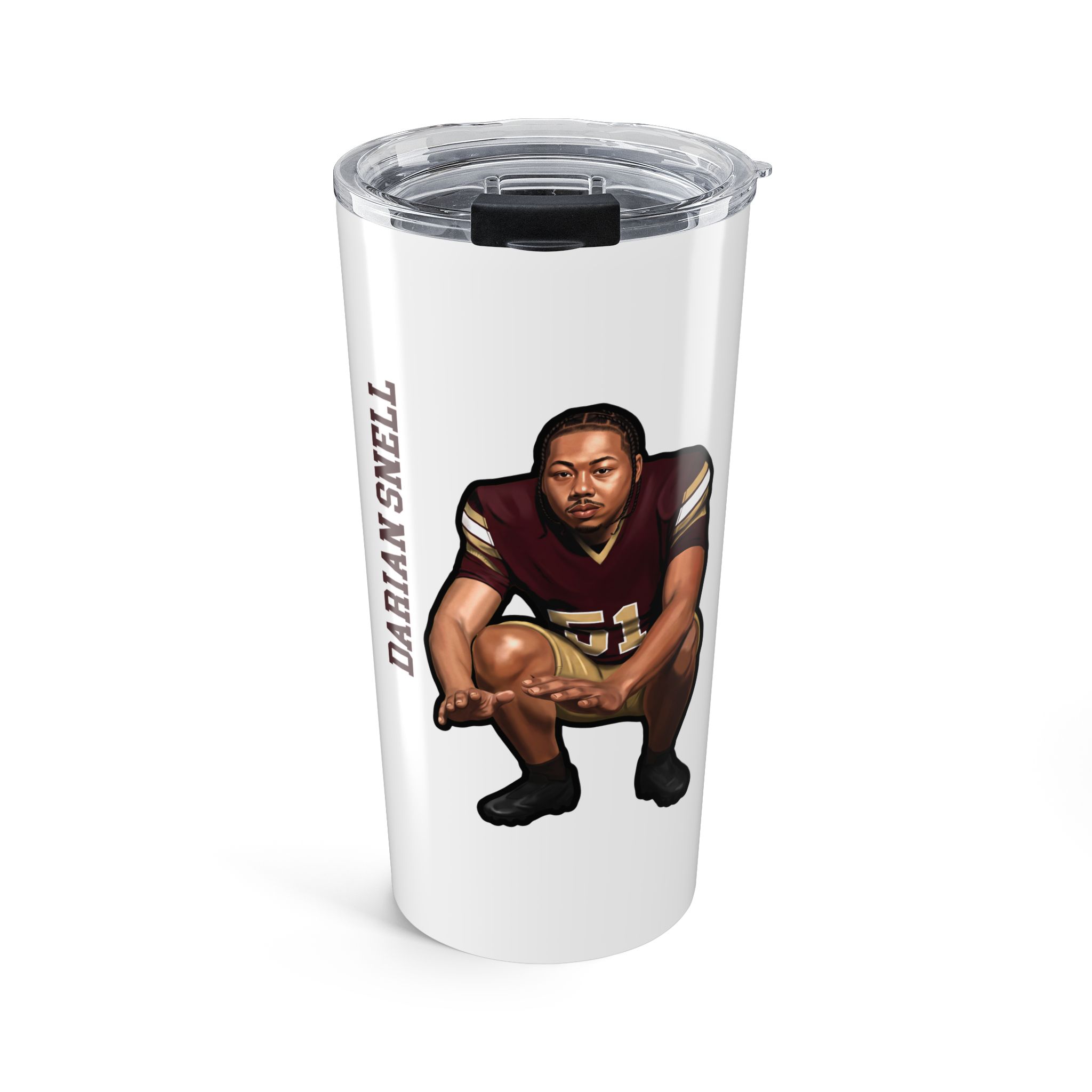 20oz Tumbler — character_name_vertical in Classic